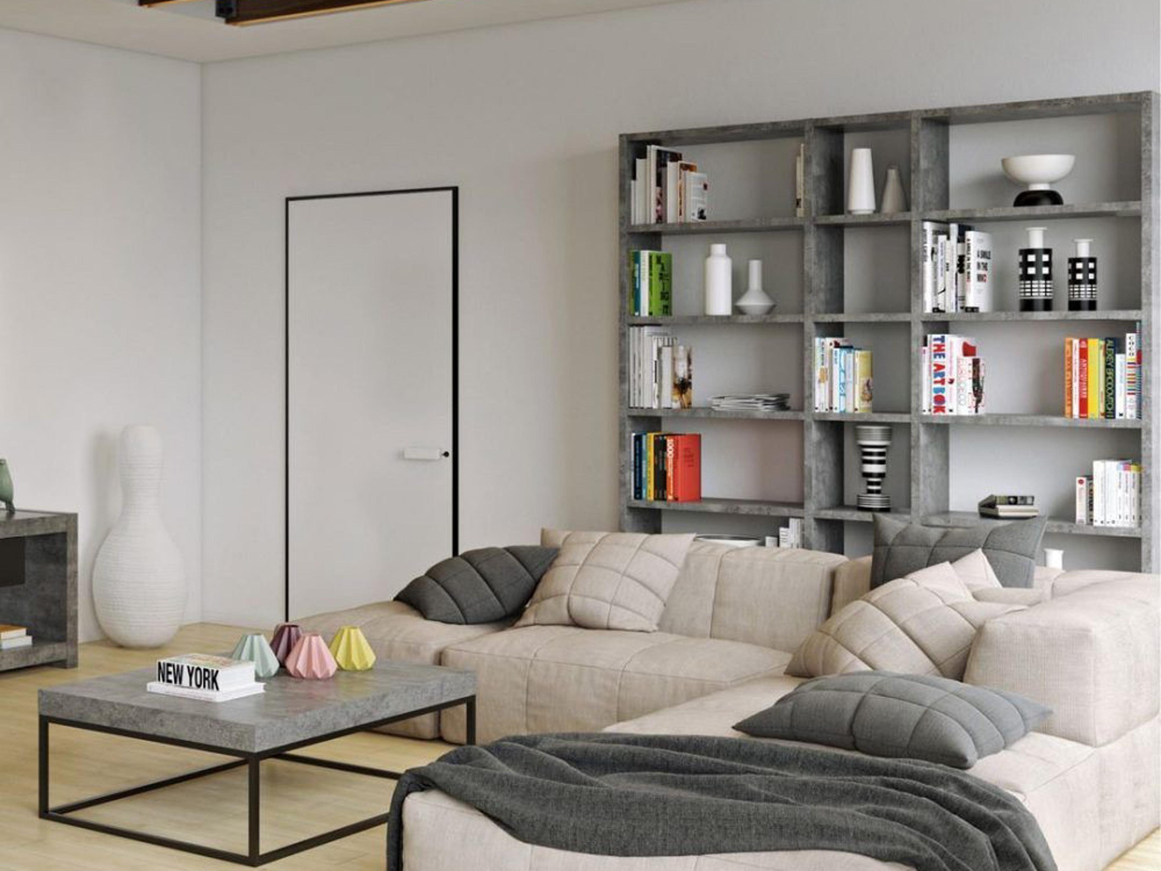 TemaHome Pombal Concrete Look Bookcase