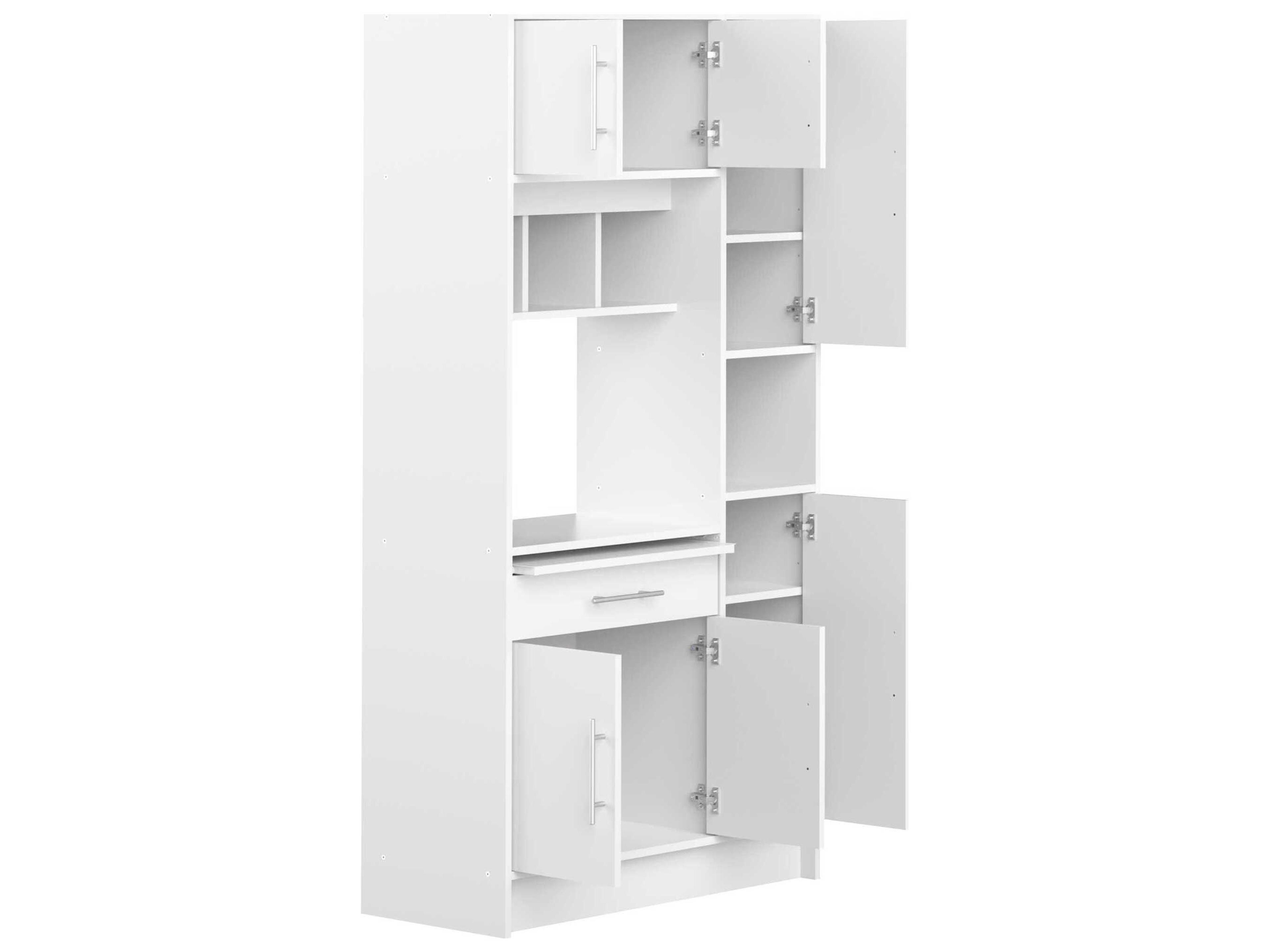 TemaHome Louise Melamine White Kitchen Pantry