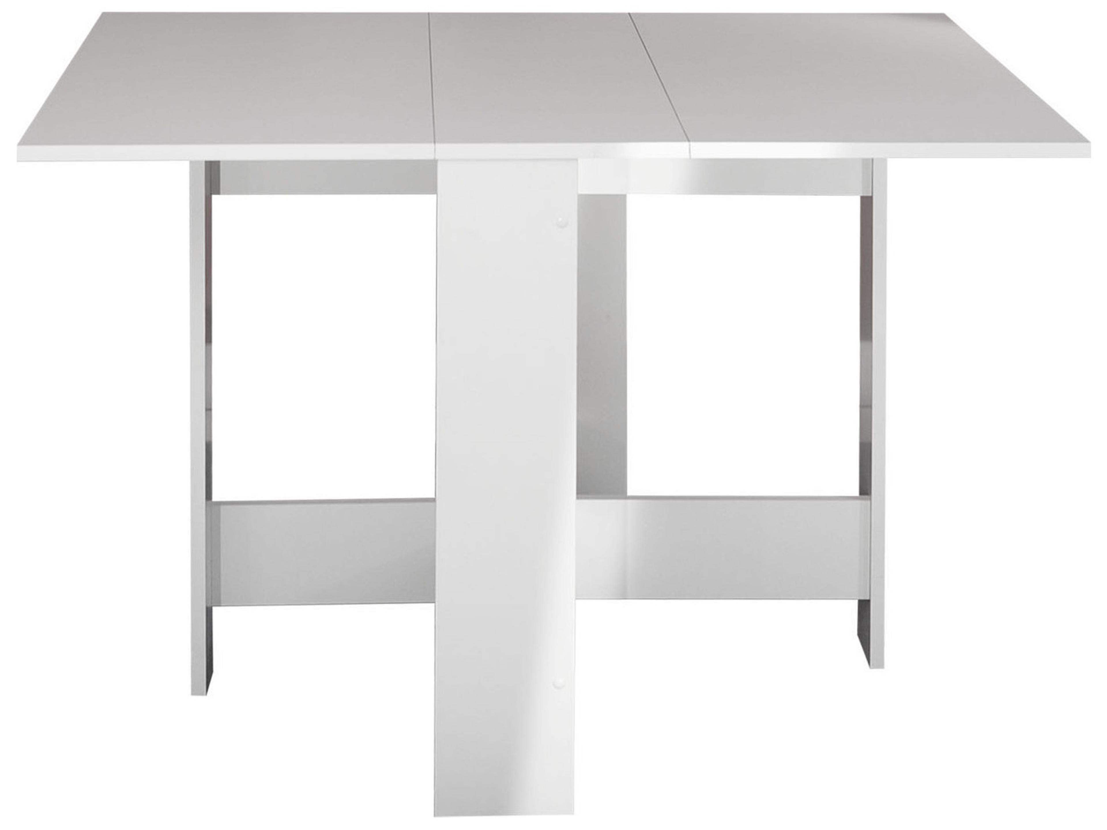 Papillon Rectangular Wood White Dining Table