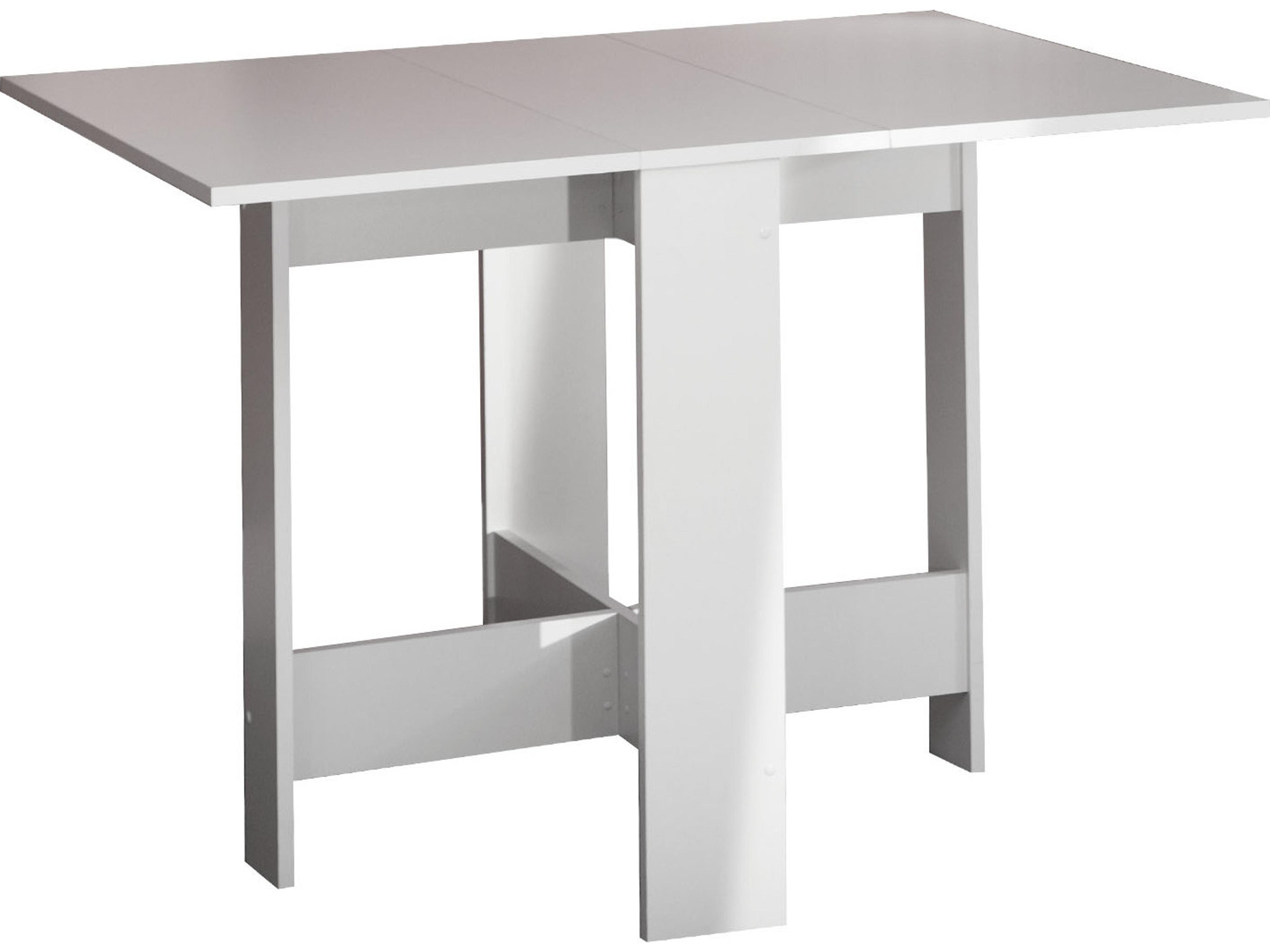 TemaHome Papillon Rectangular Wood White Dining Table