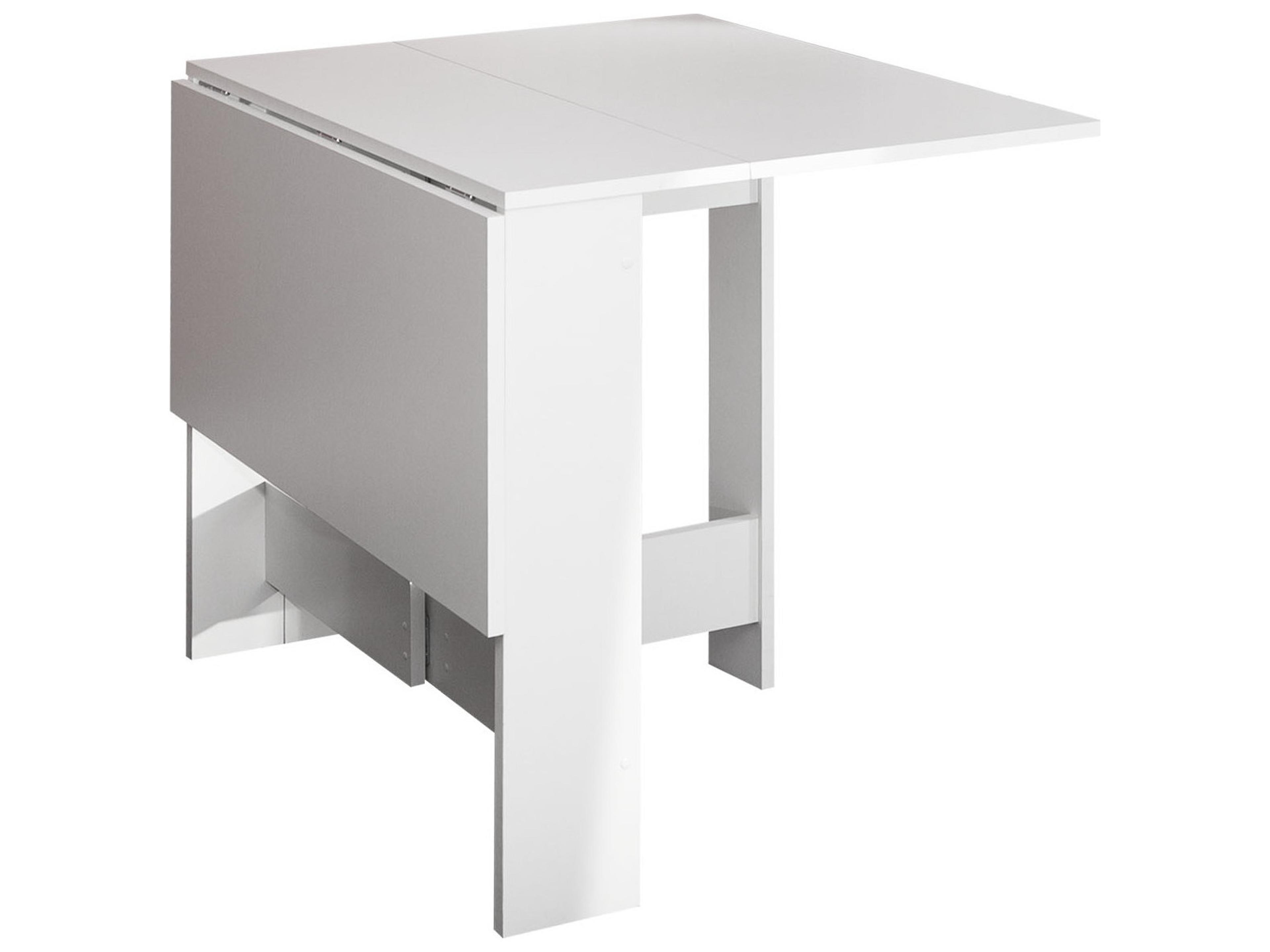 TemaHome Papillon Rectangular Wood White Dining Table
