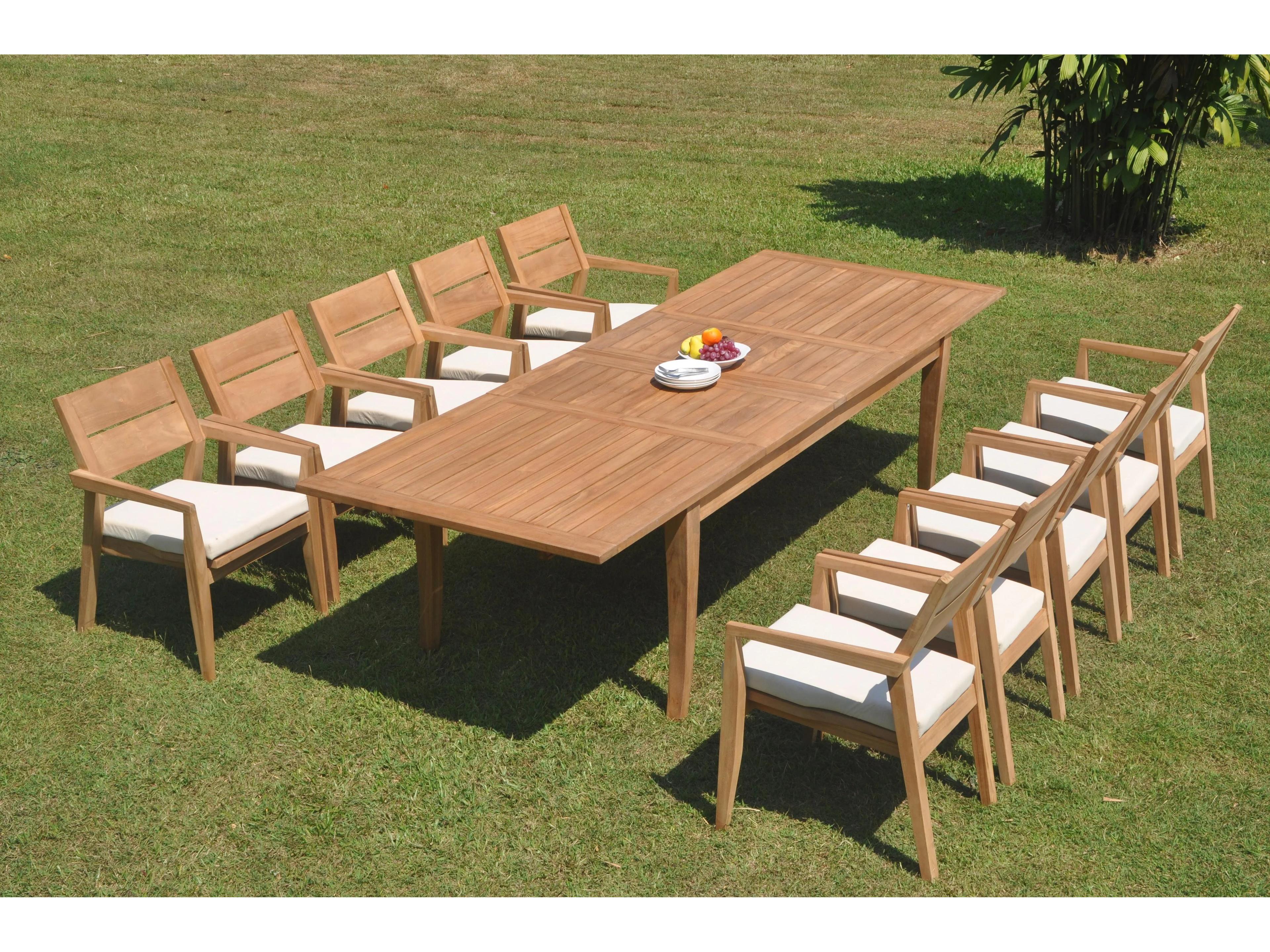 11 Pieces 122" Rectangular Dining Set