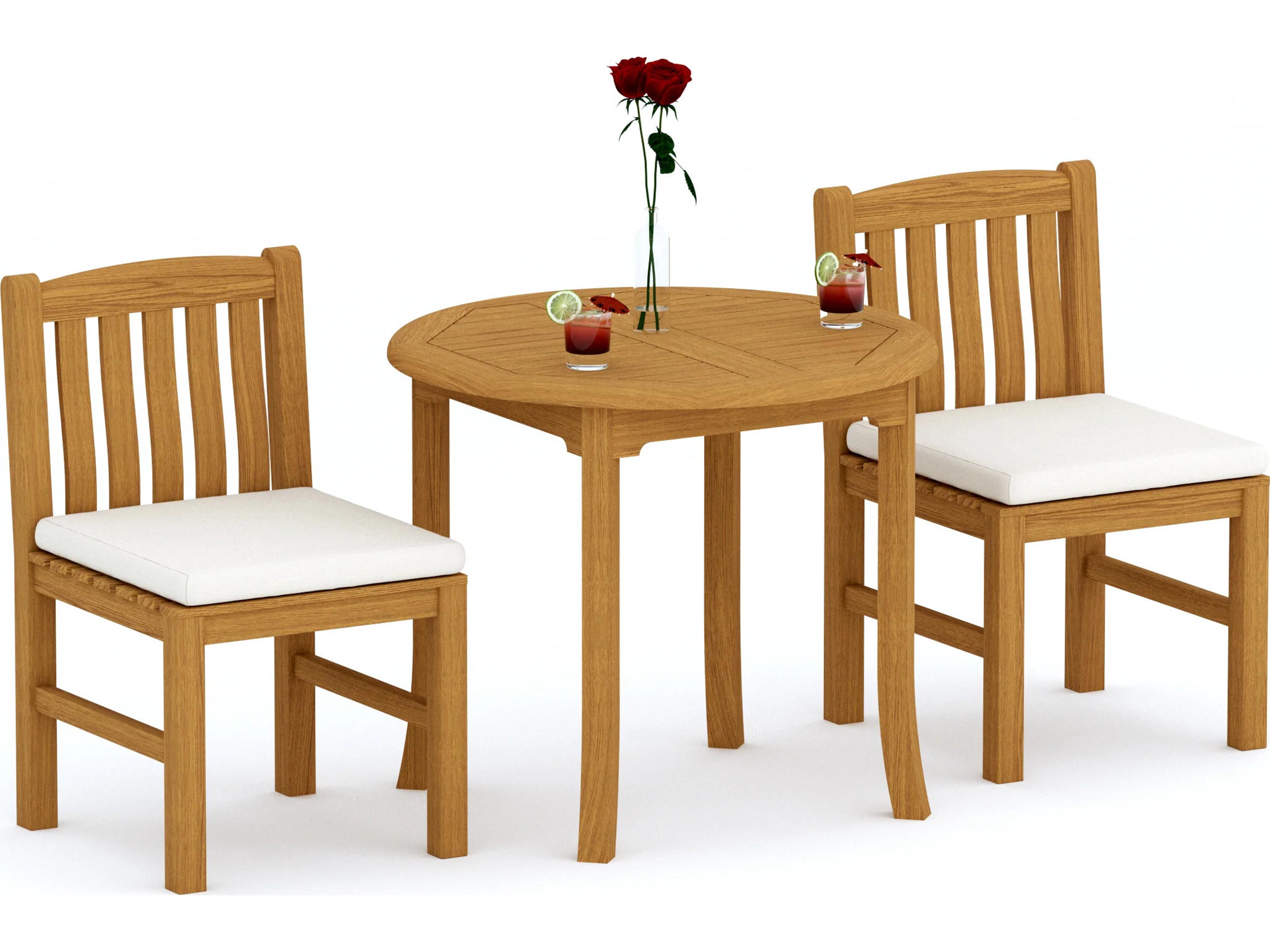 3 Pieces 36" Round Dining Set