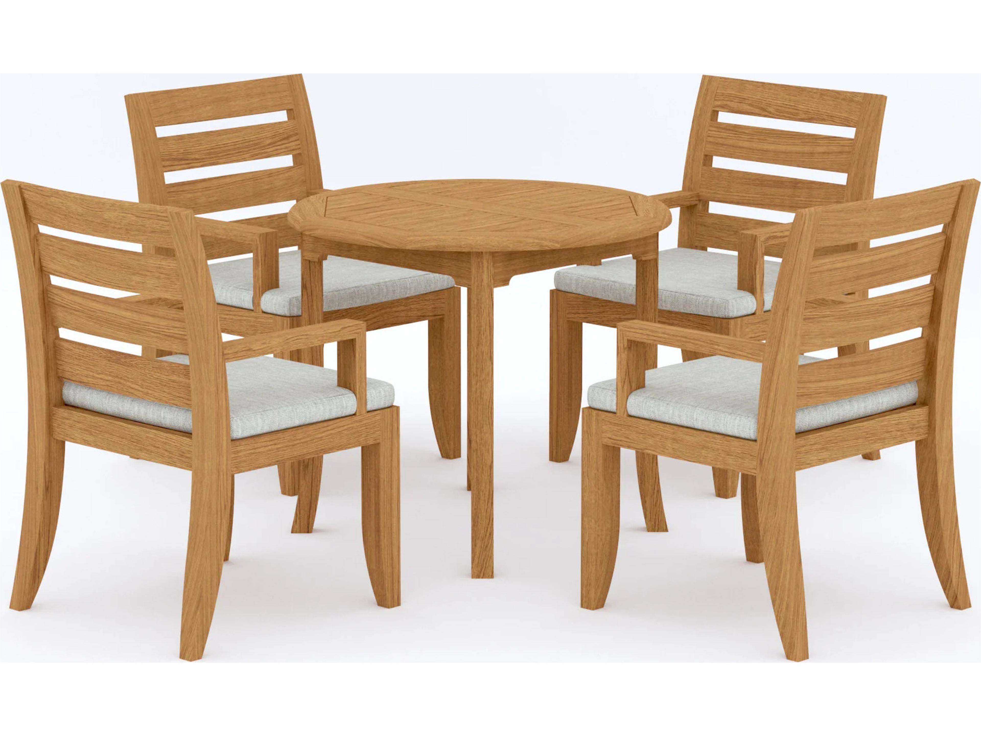 5 Pieces 36" Round Dining Set
