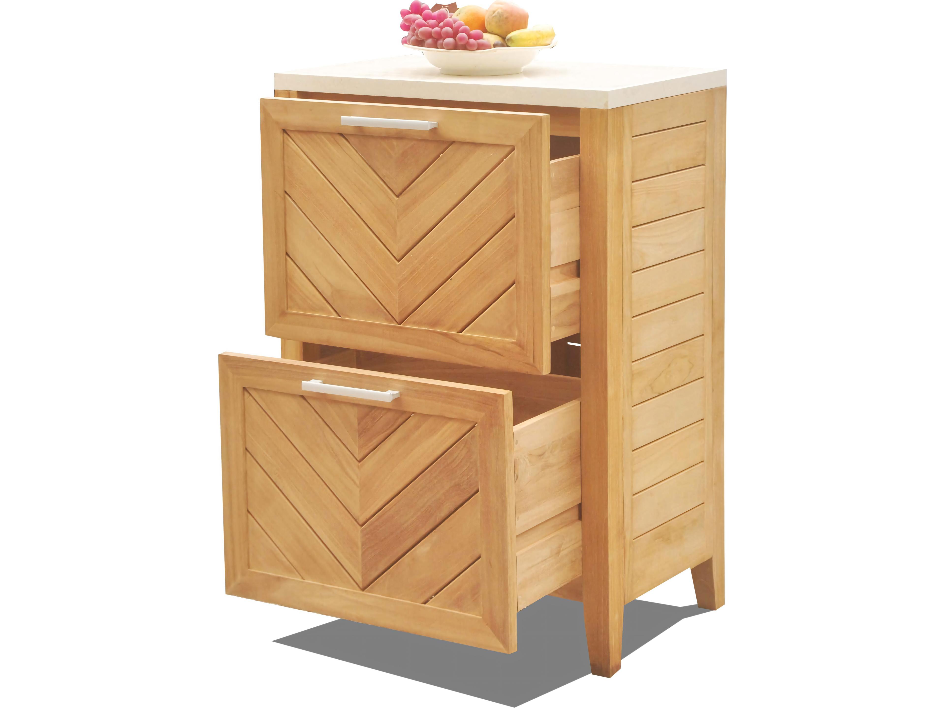 Teak Smith Ventura 3 Piece Teak Cabinet Set