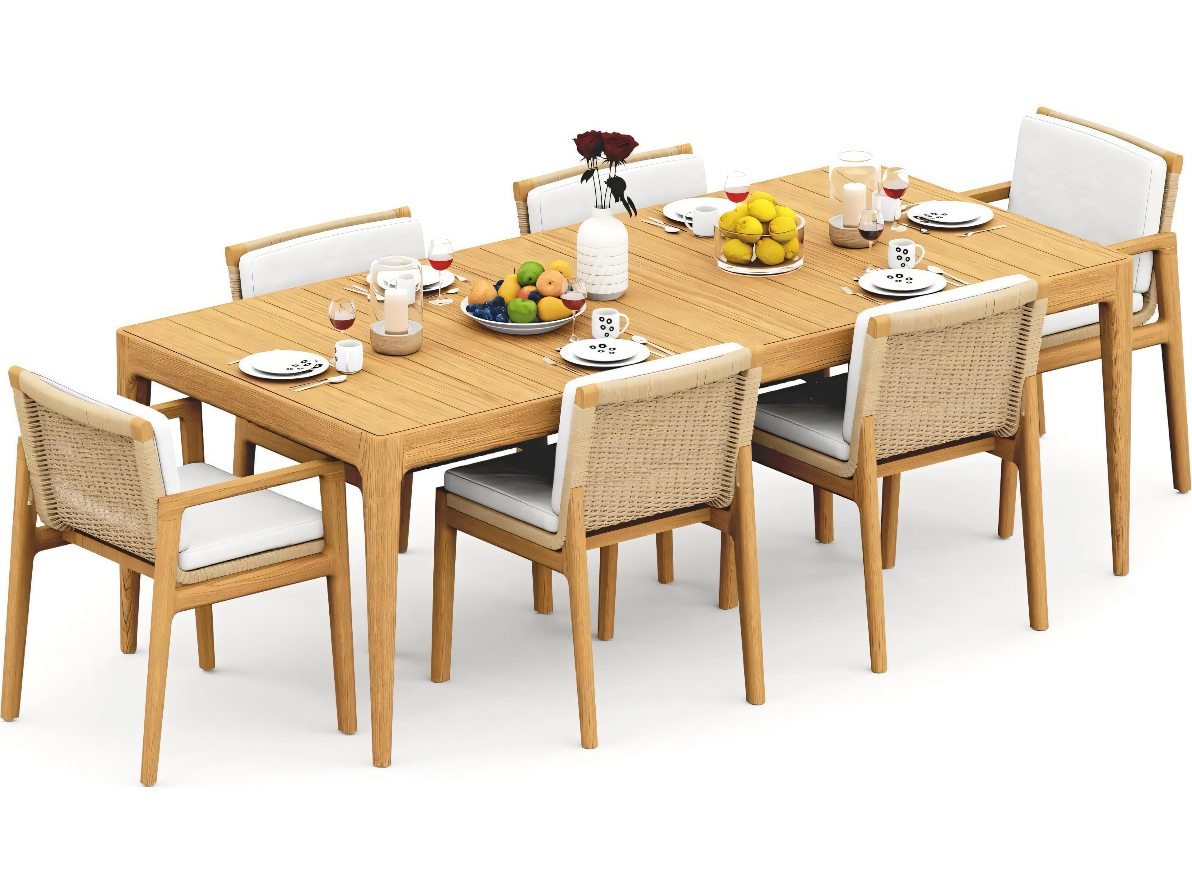 Teak Smith Amilo 84" Rectangular Dining Table