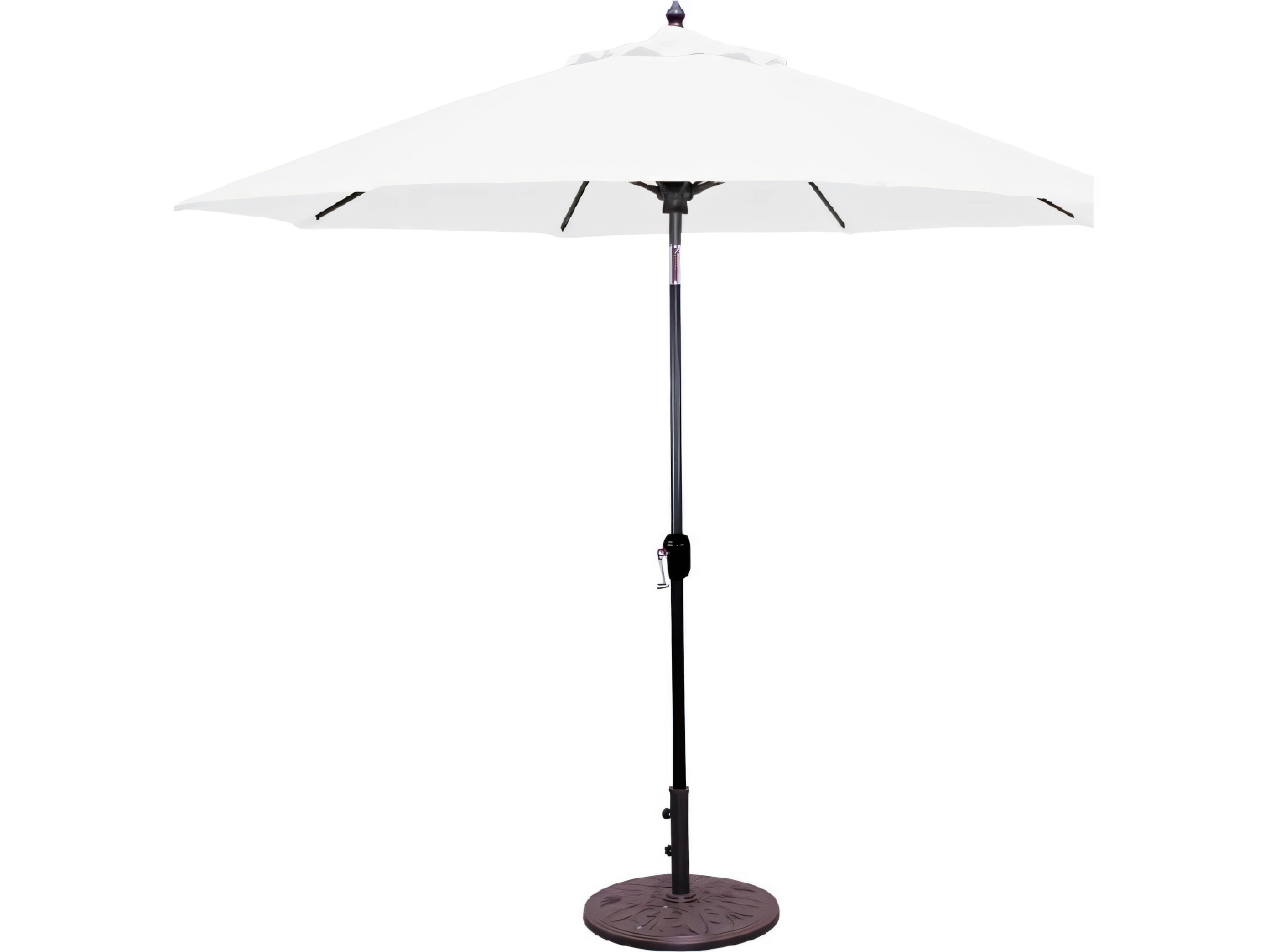 Teak Smith 9 Foot Round  Aluminum Umbrella