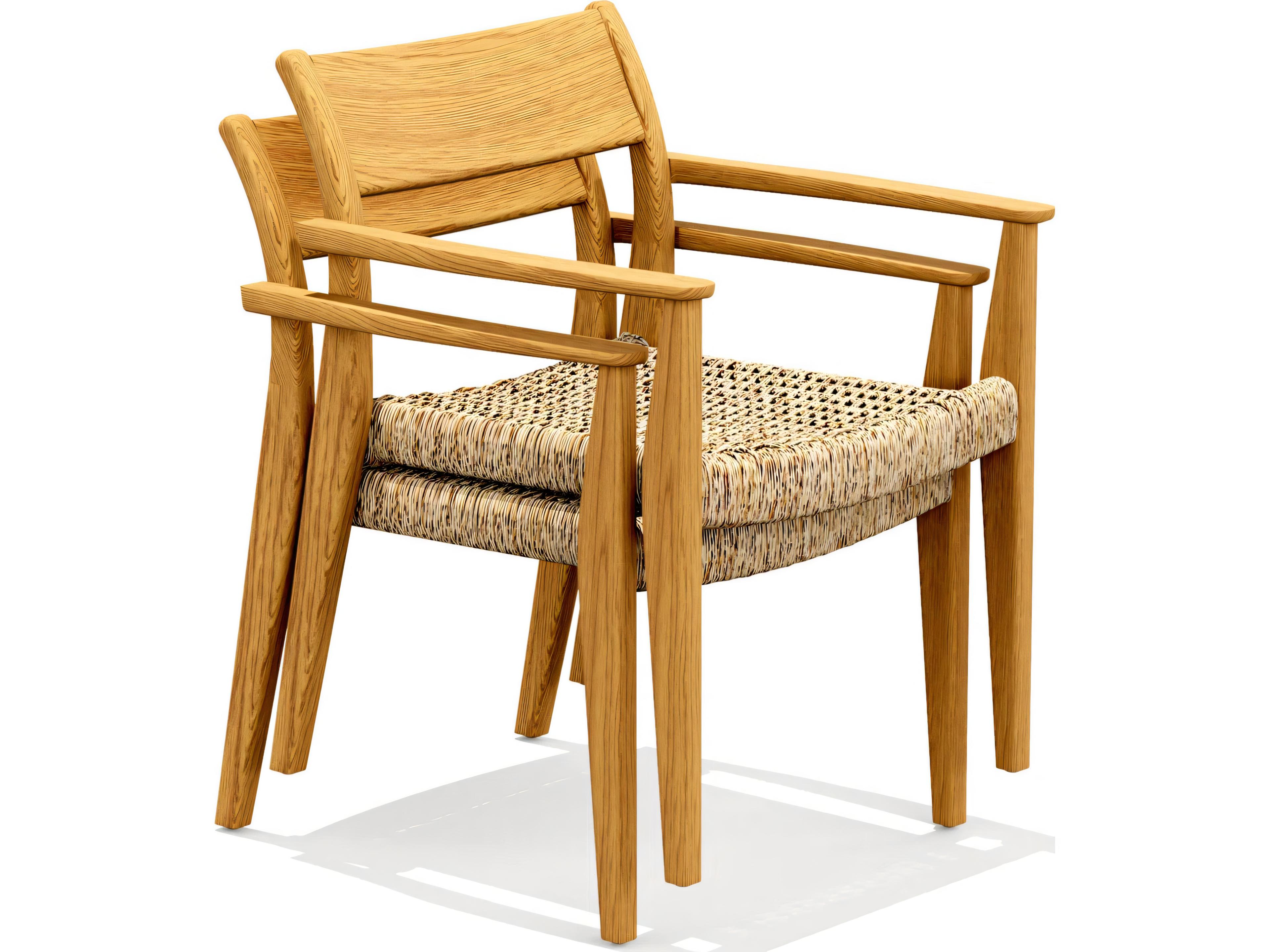 Teak Smith Amilo Stackable Dining Arm Chair