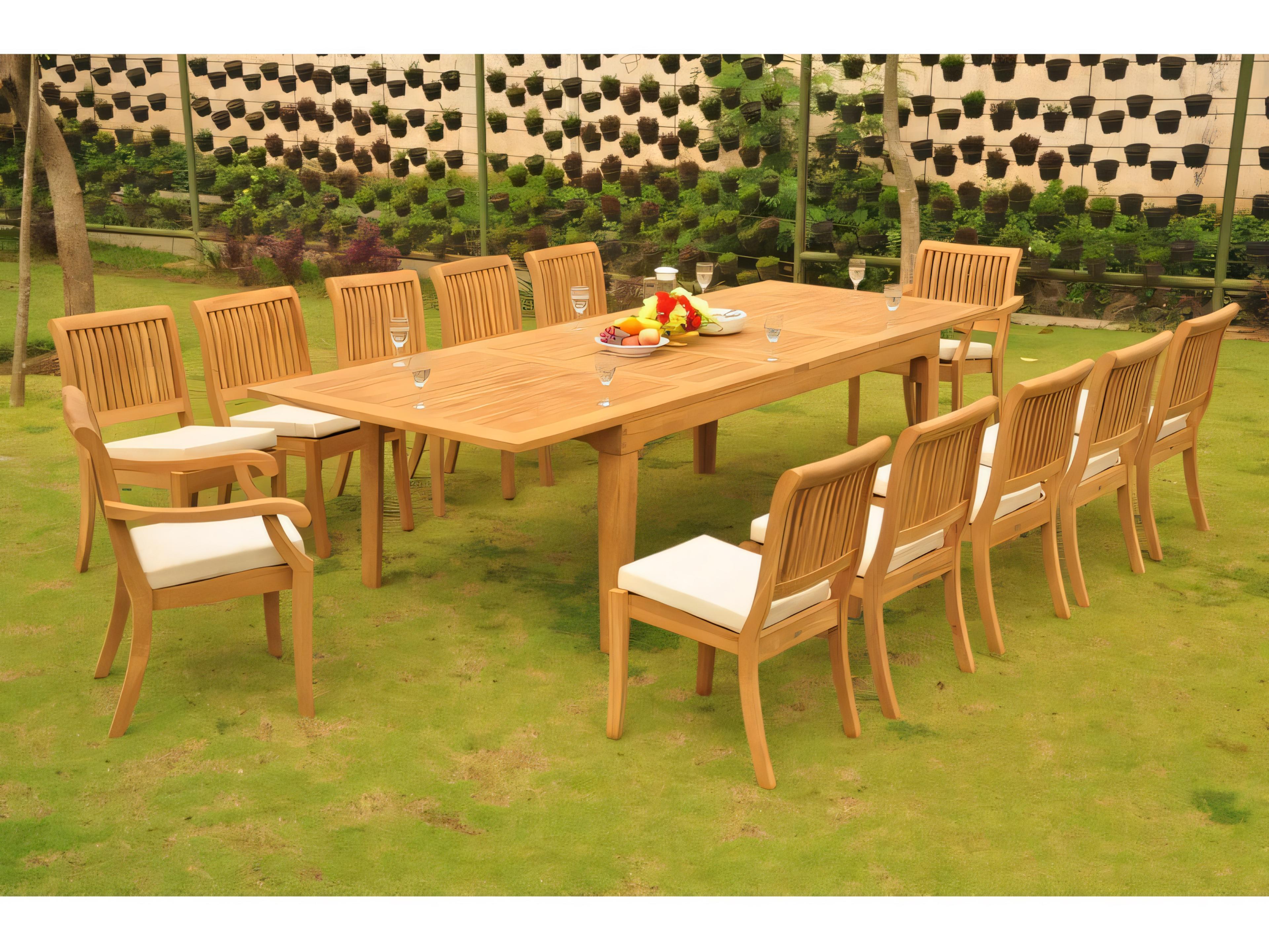 Teak Smith Arbor Stacking Arm Dining Chair