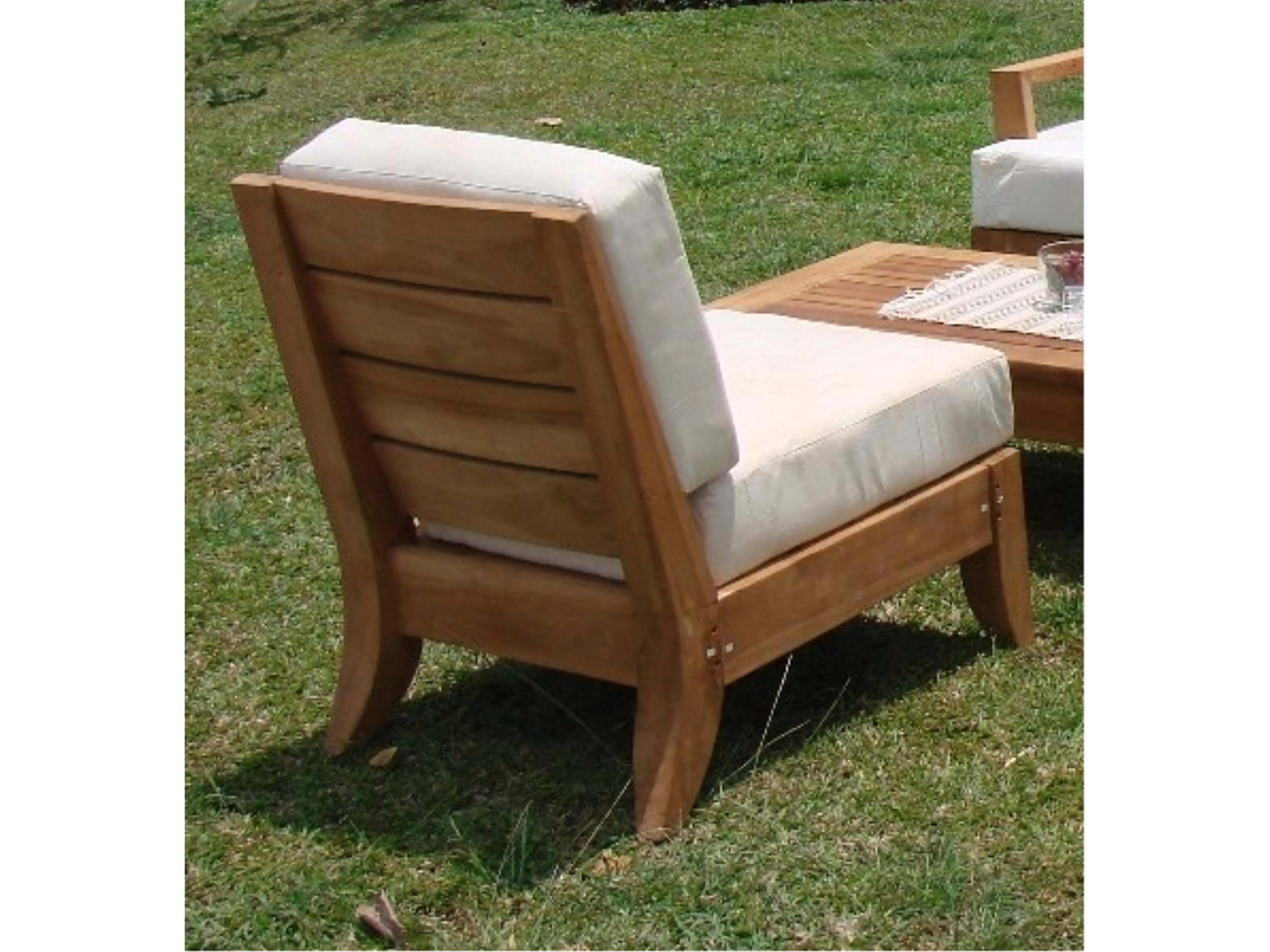 Teak Smith Atnas Armless Chair