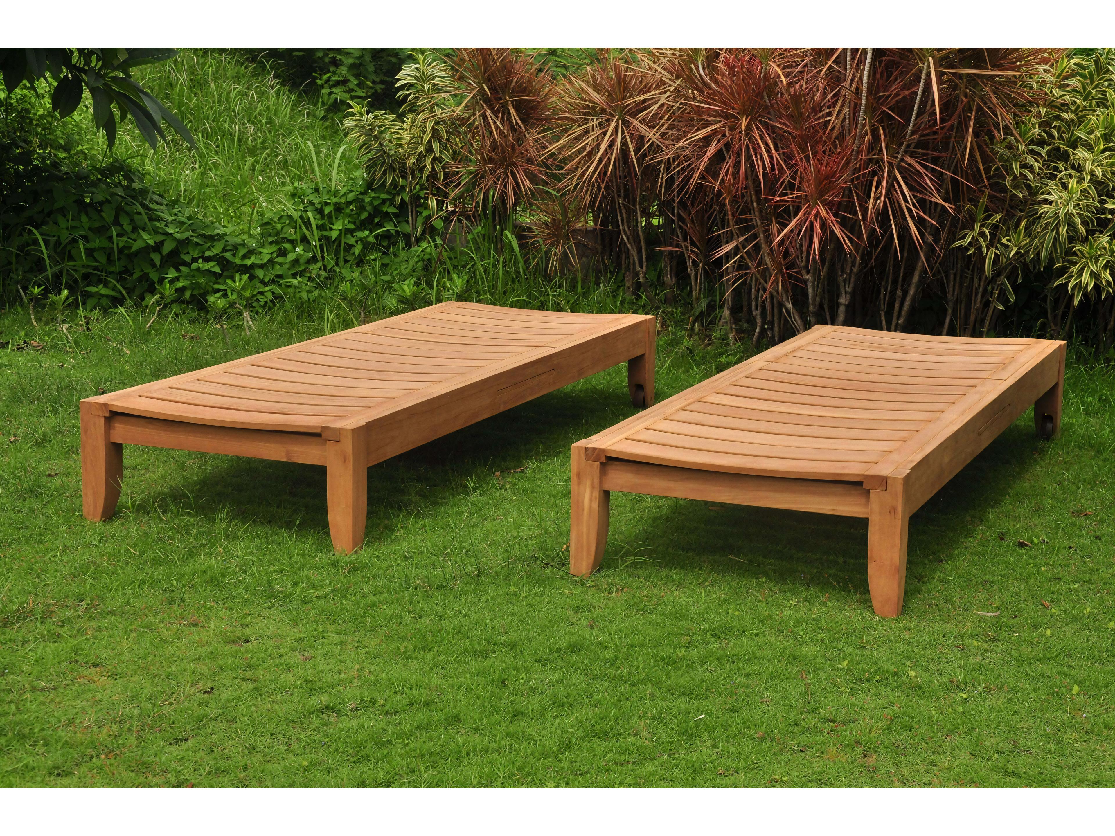 Teak Smith Atnas Multi Position Sun Chaise Lounger Steamer