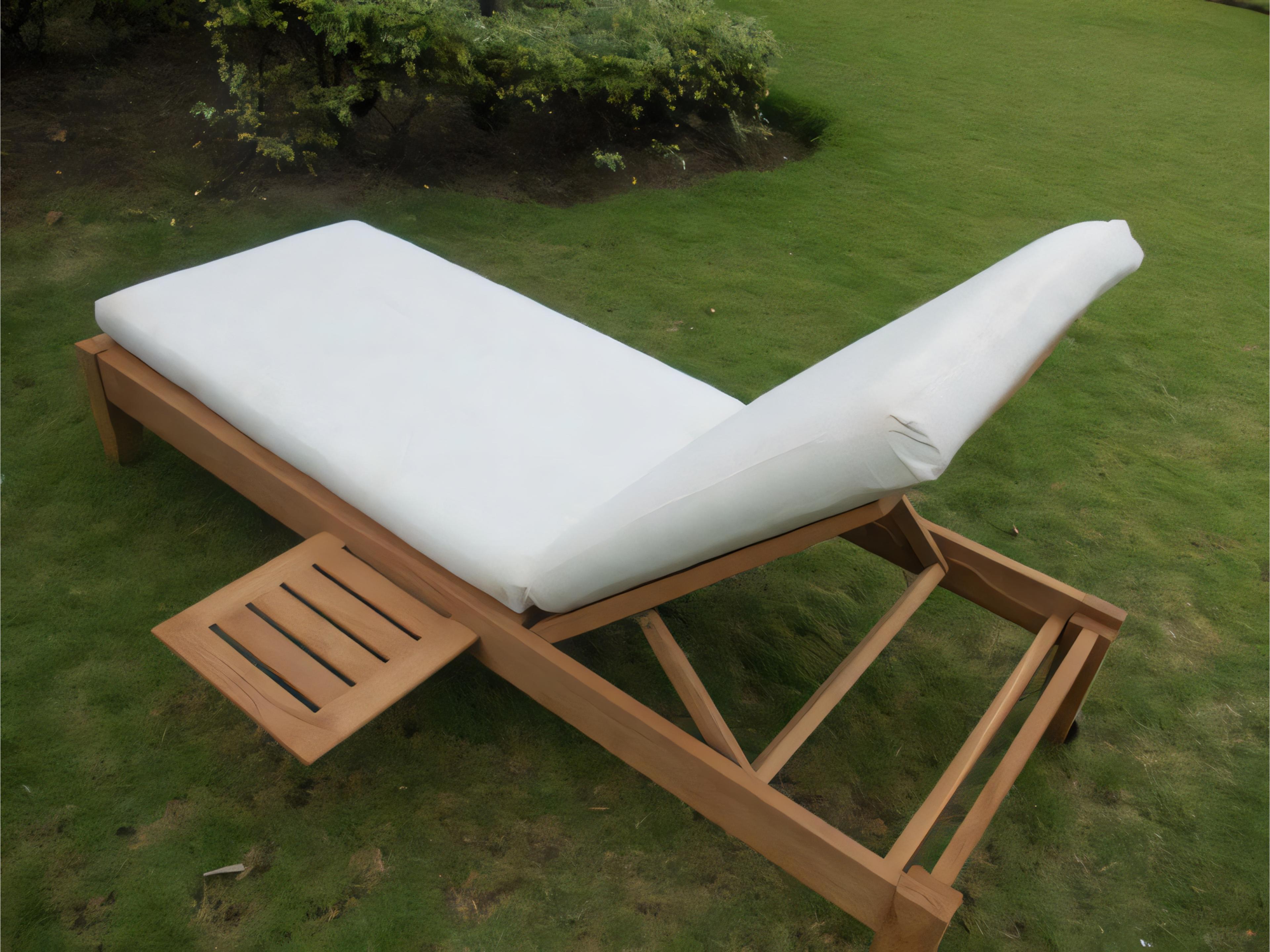 Teak Smith Atnas Multi Position Sun Chaise Lounger Steamer