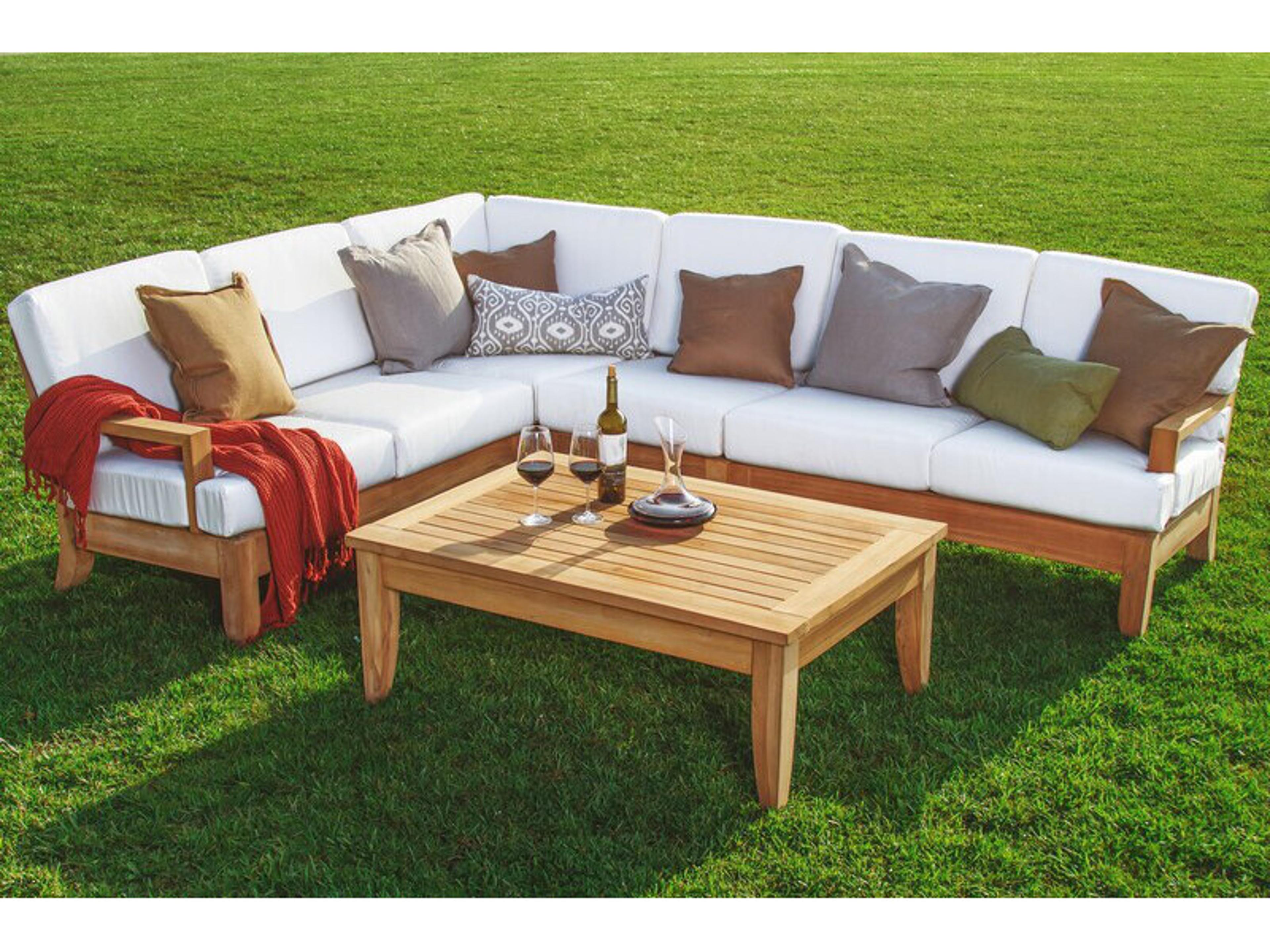 Teak Smith Atnas Sectional Set