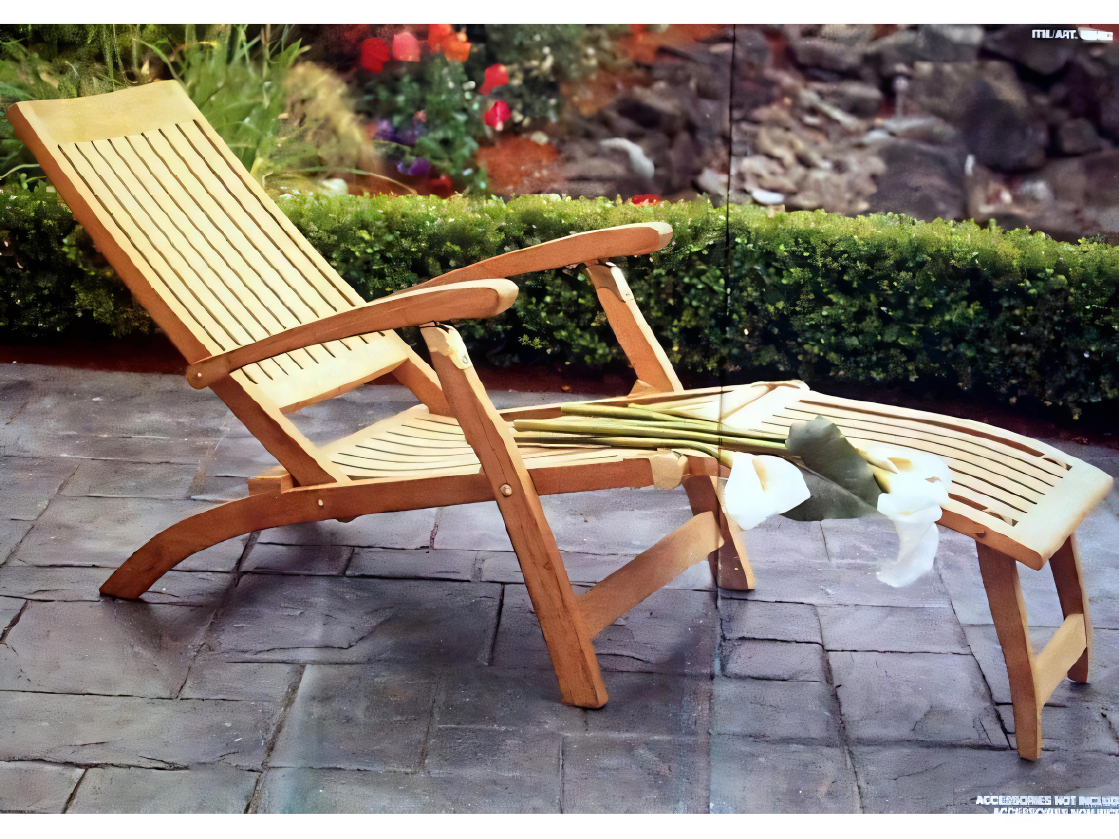 Teak Smith Multi Position Steamer Lounger Chair