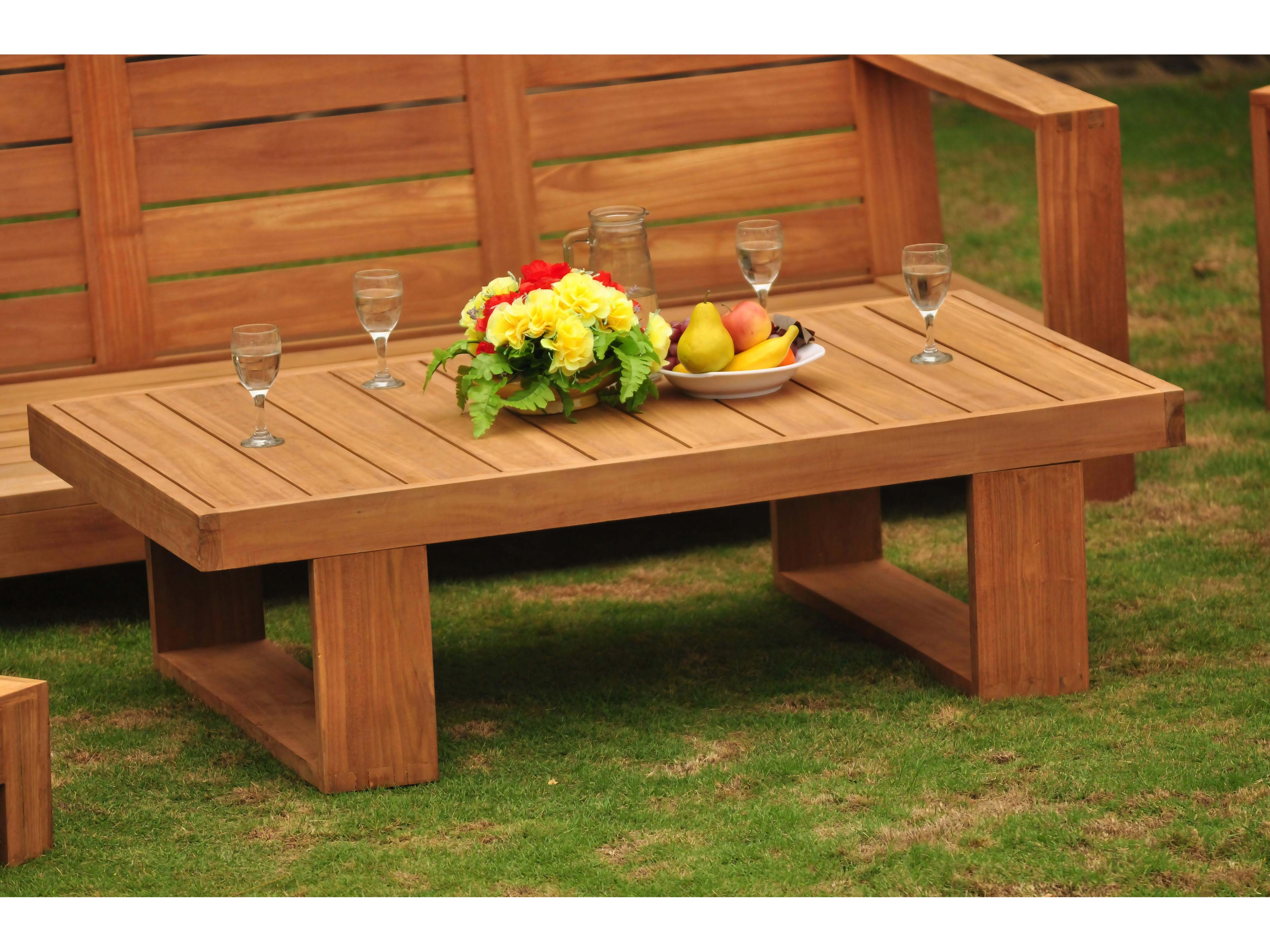 Teak Smith Canberra Rectangular Coffee Table