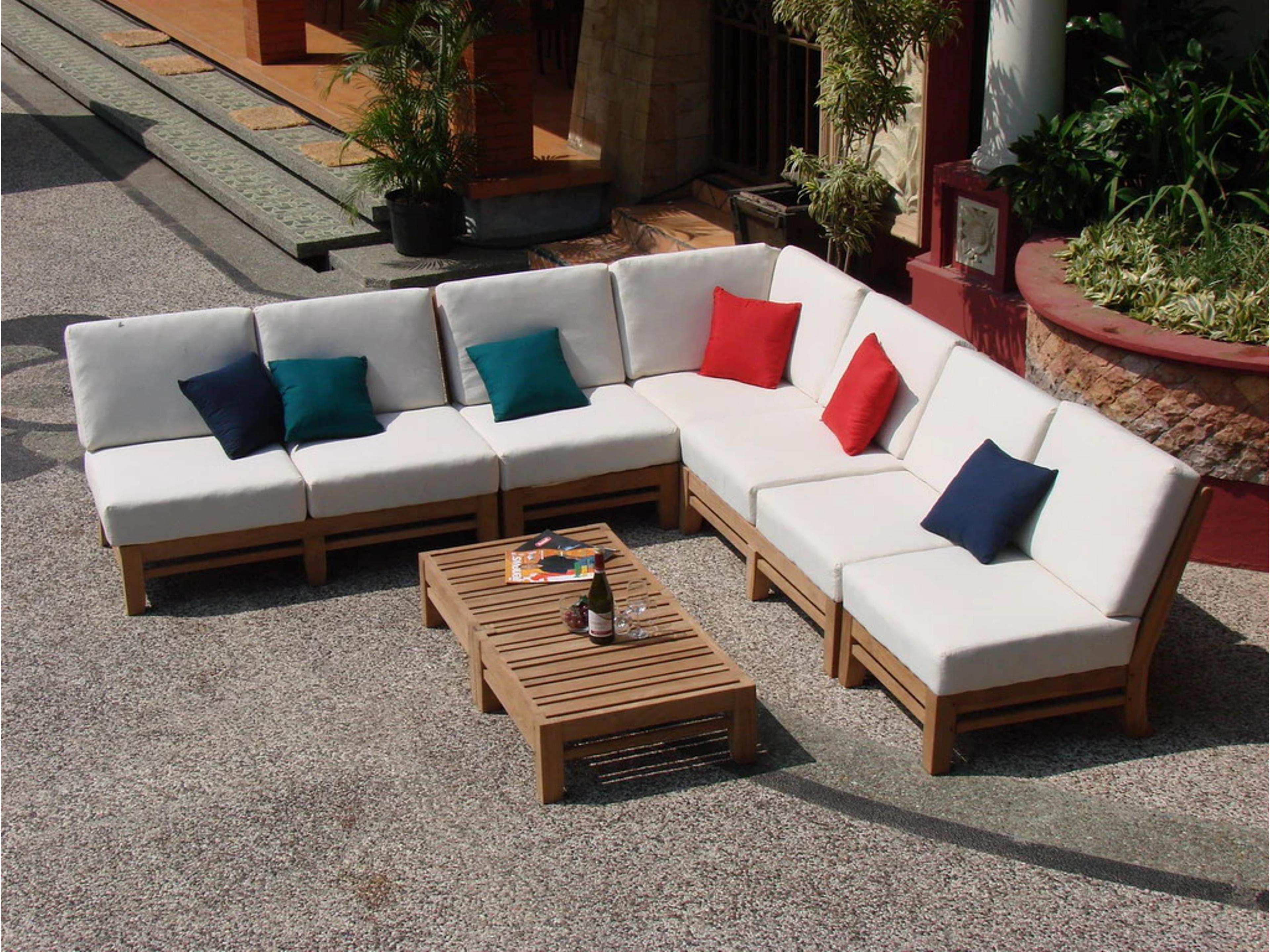 Delmar 6 Pieces Sectional Lounge Set