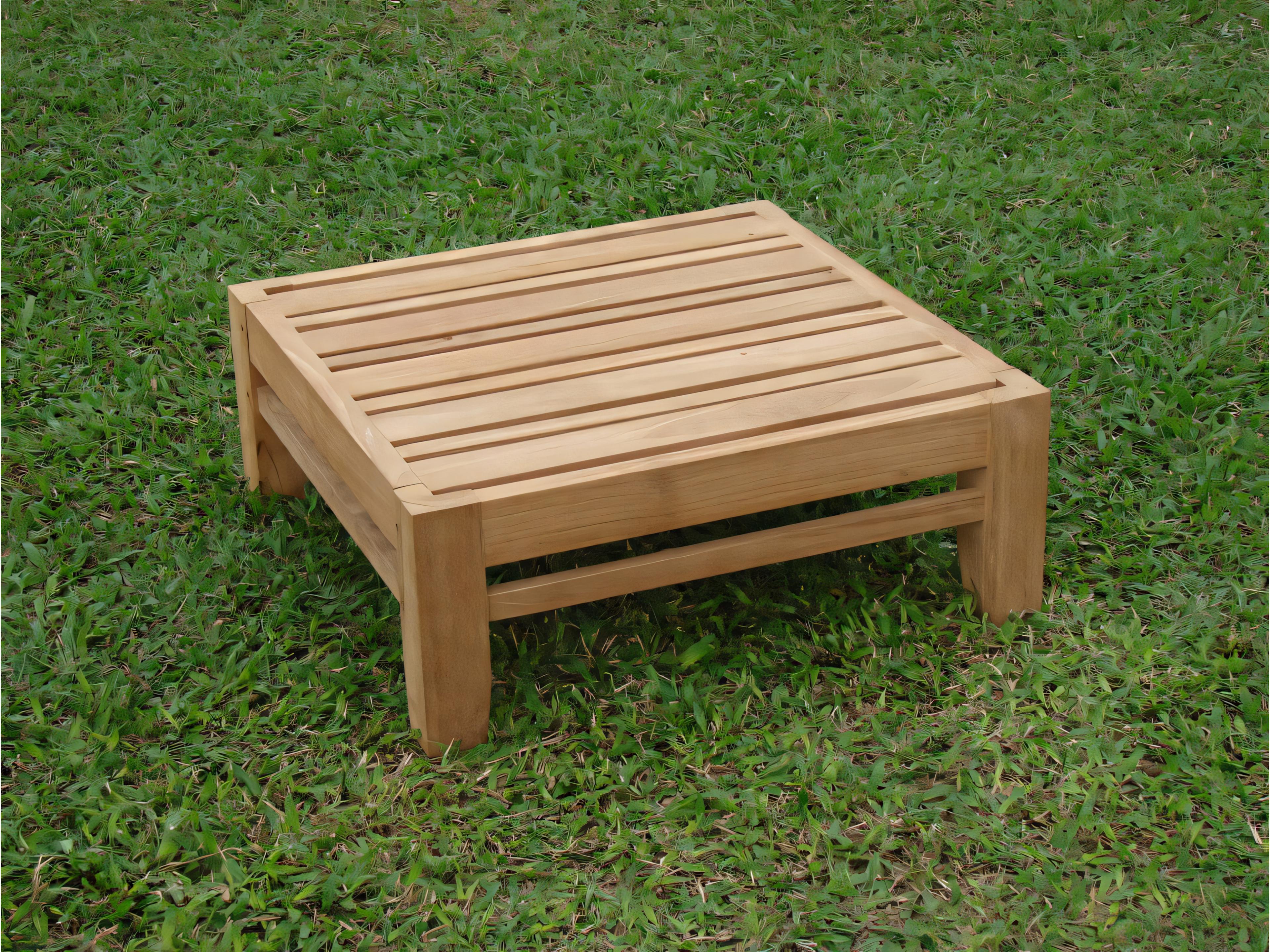 Teak Smith Delmar Square Side Table