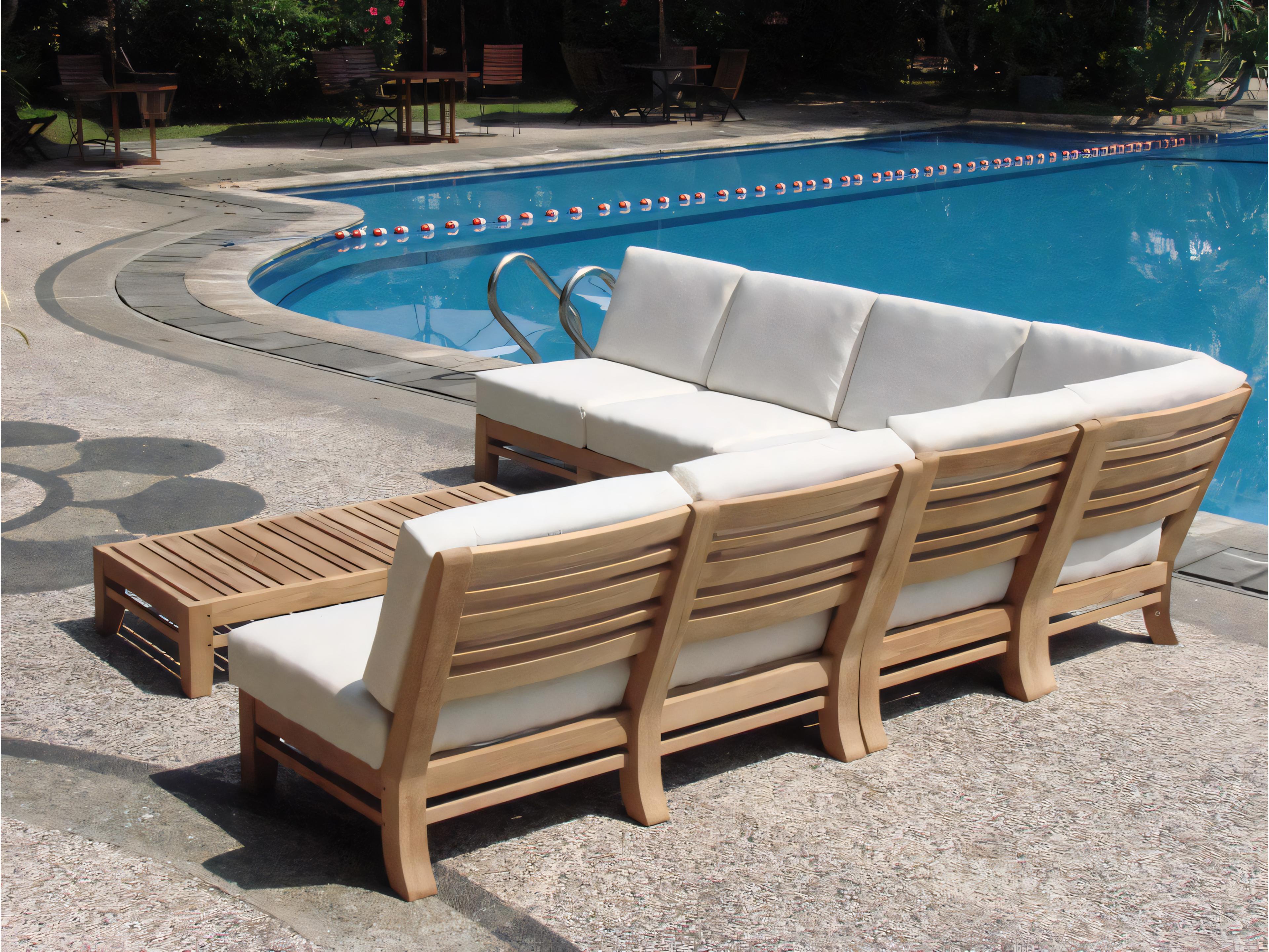 Teak Smith Delmar Sofa Left