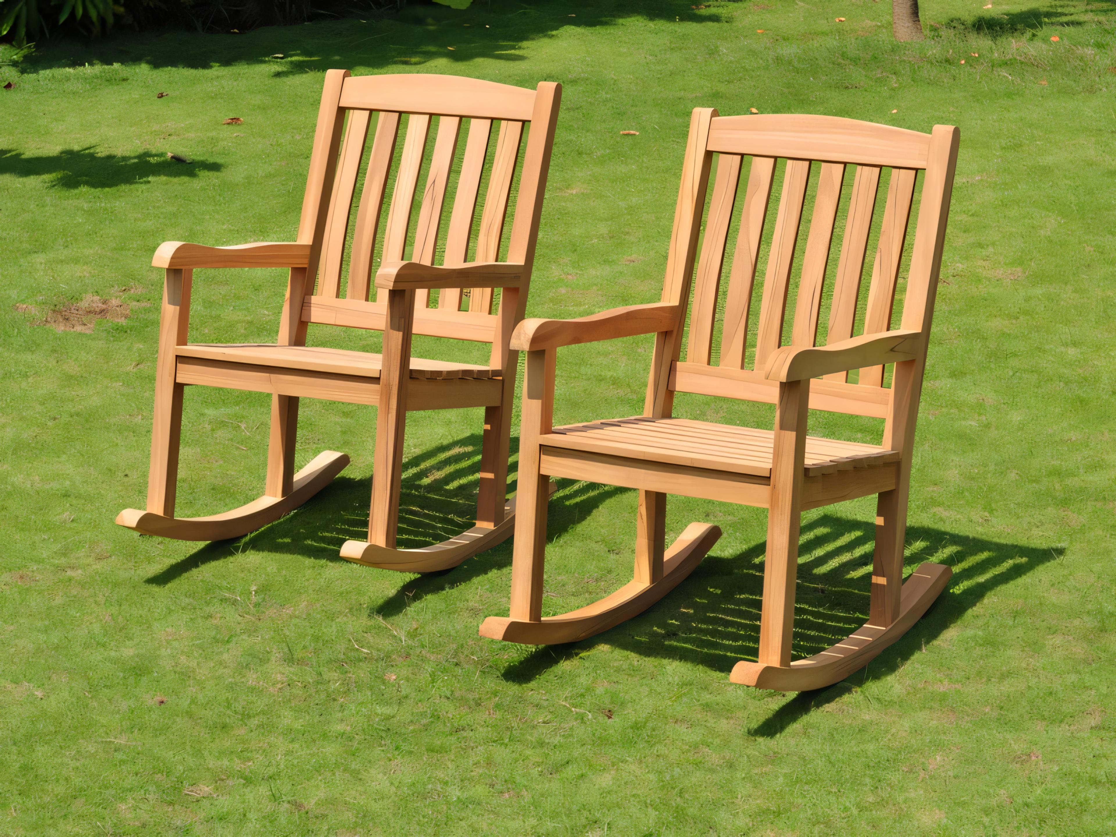 Teak Smith Devon Rocking Arm Chair