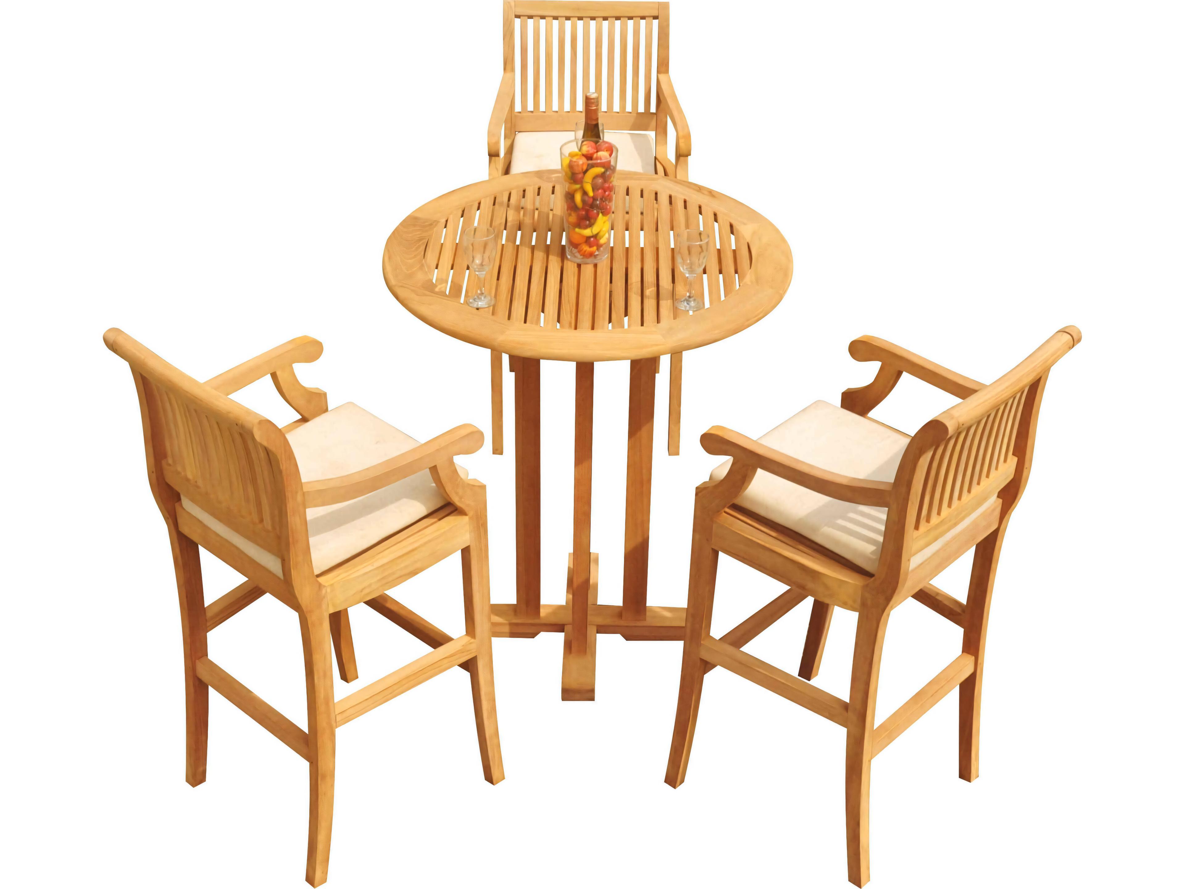 Teak Smith Giva Bar Arm Chair