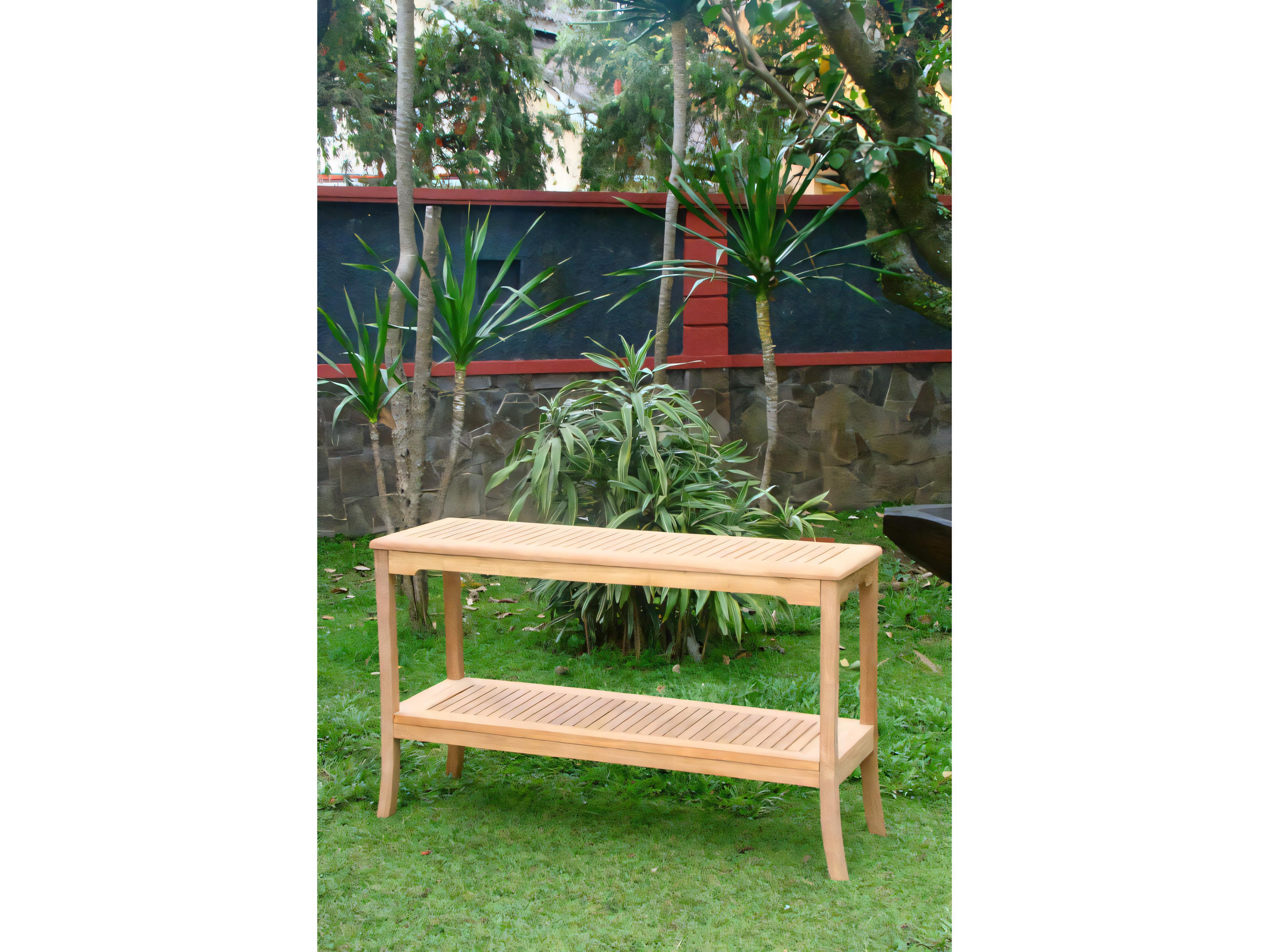 Teak Smith Giva 59" Rectangular Console / Dining Table