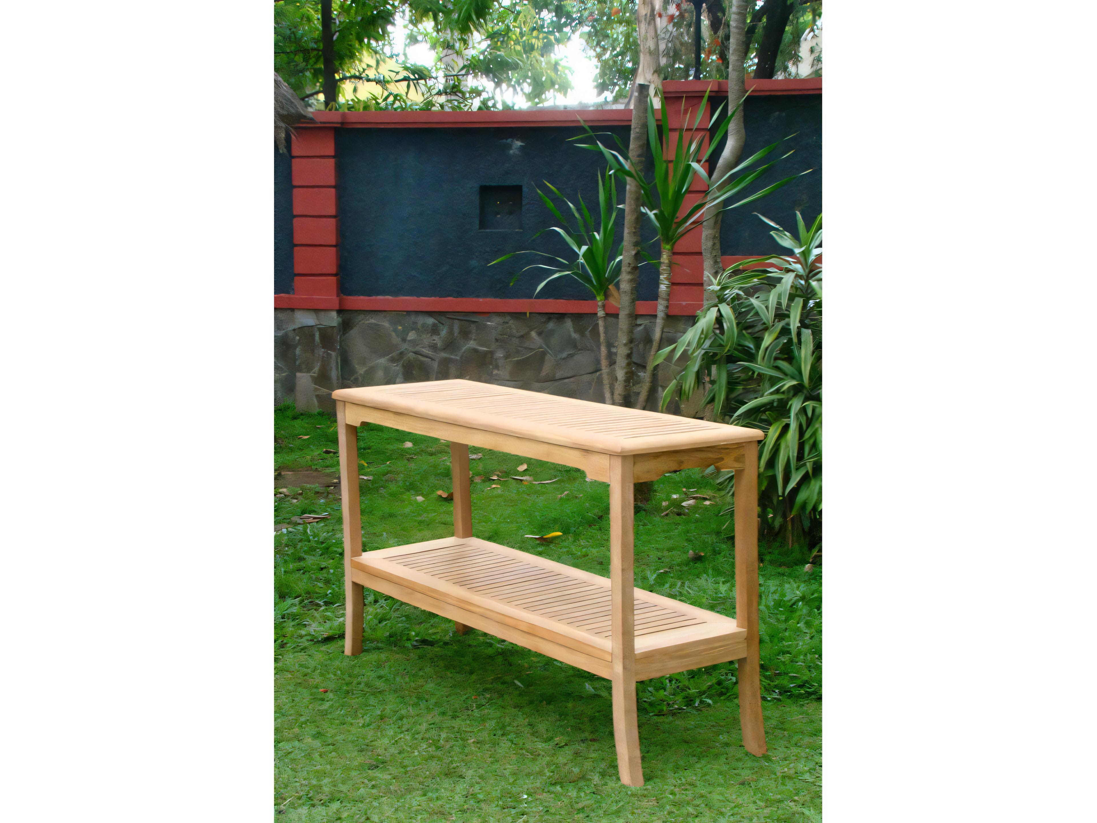 Teak Smith Giva 59" Rectangular Console / Dining Table