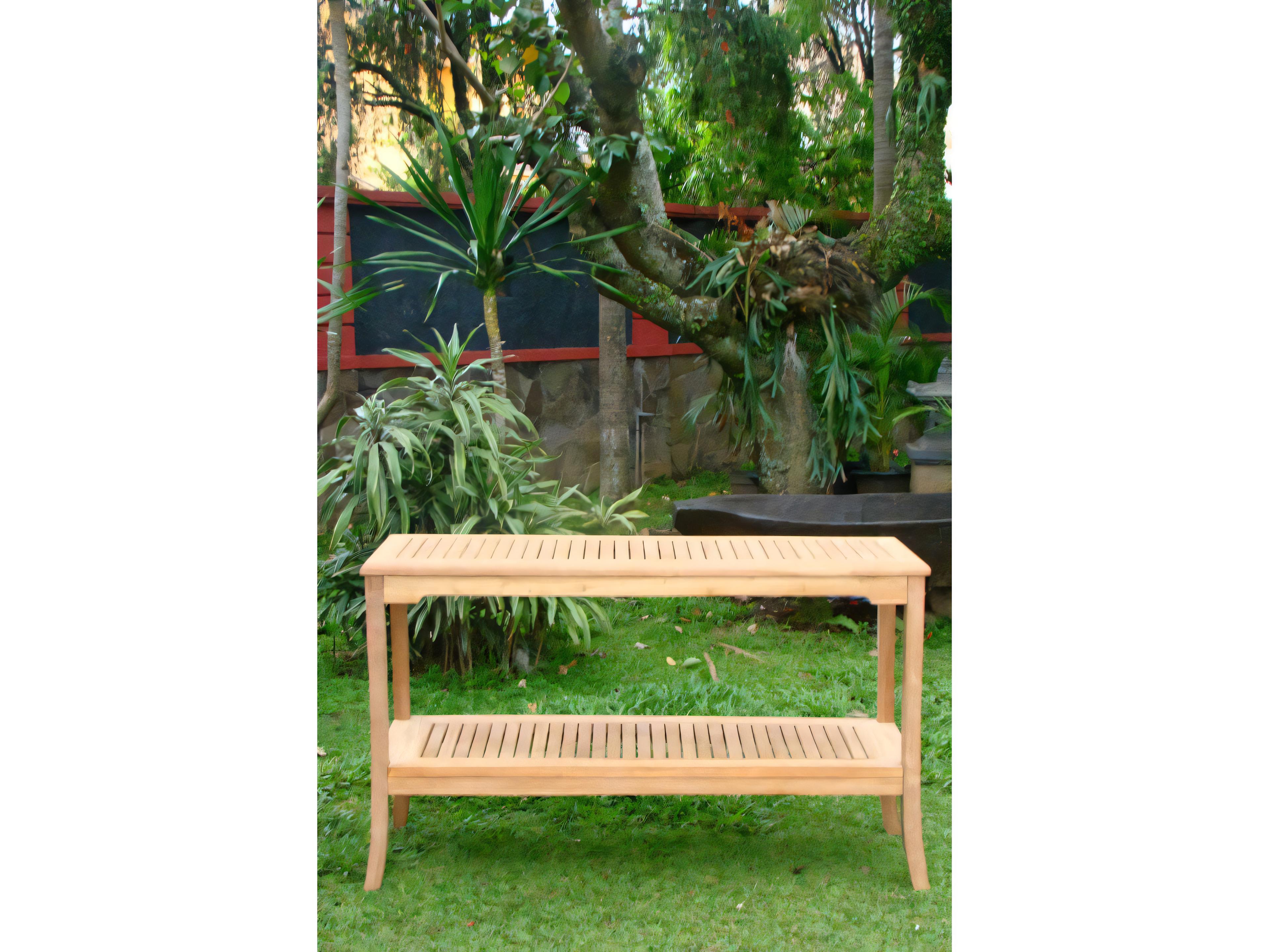 Teak Smith Giva 59" Rectangular Console / Dining Table