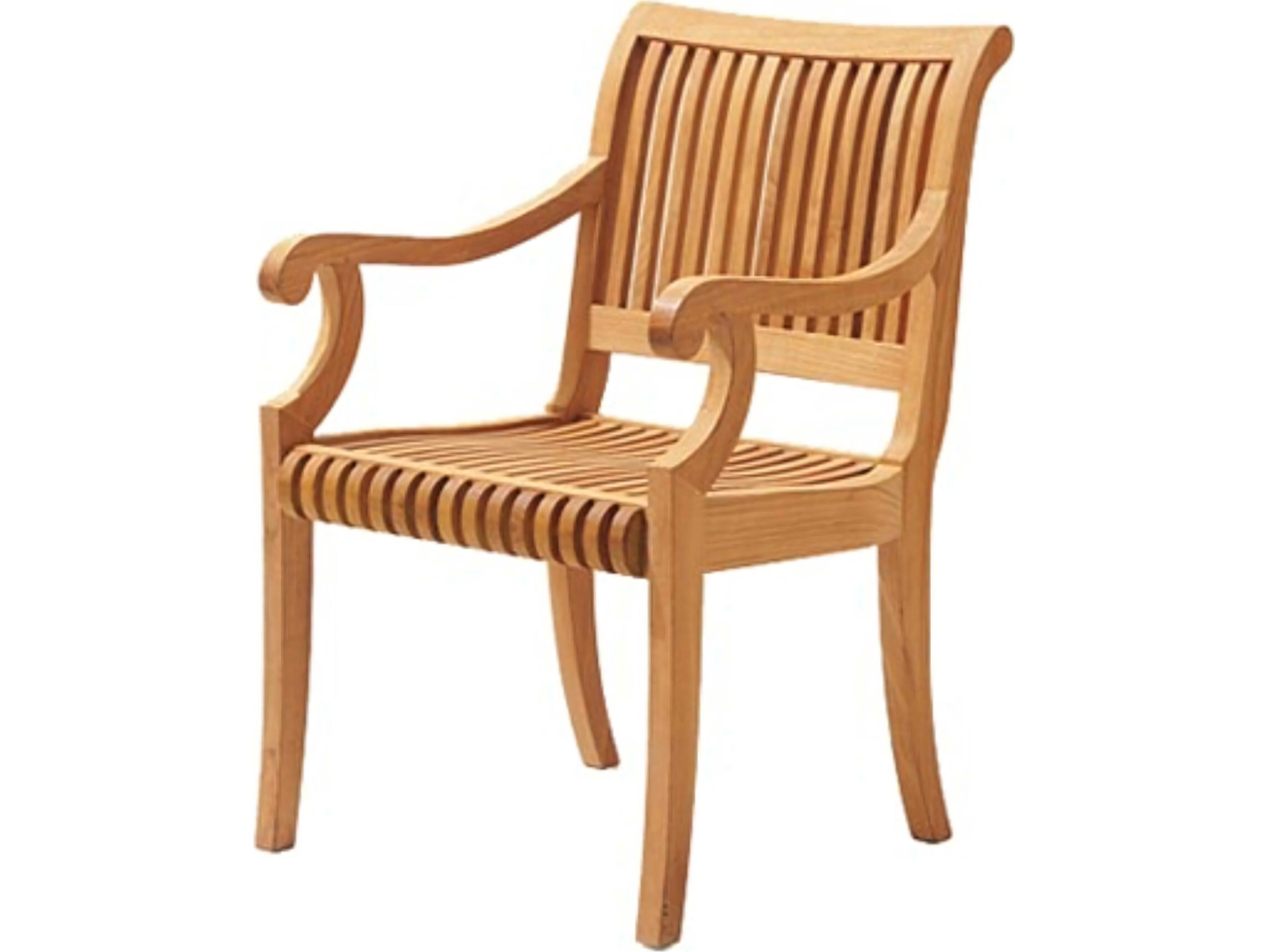 Teak Smith Giva Captain Dining Arm Chair