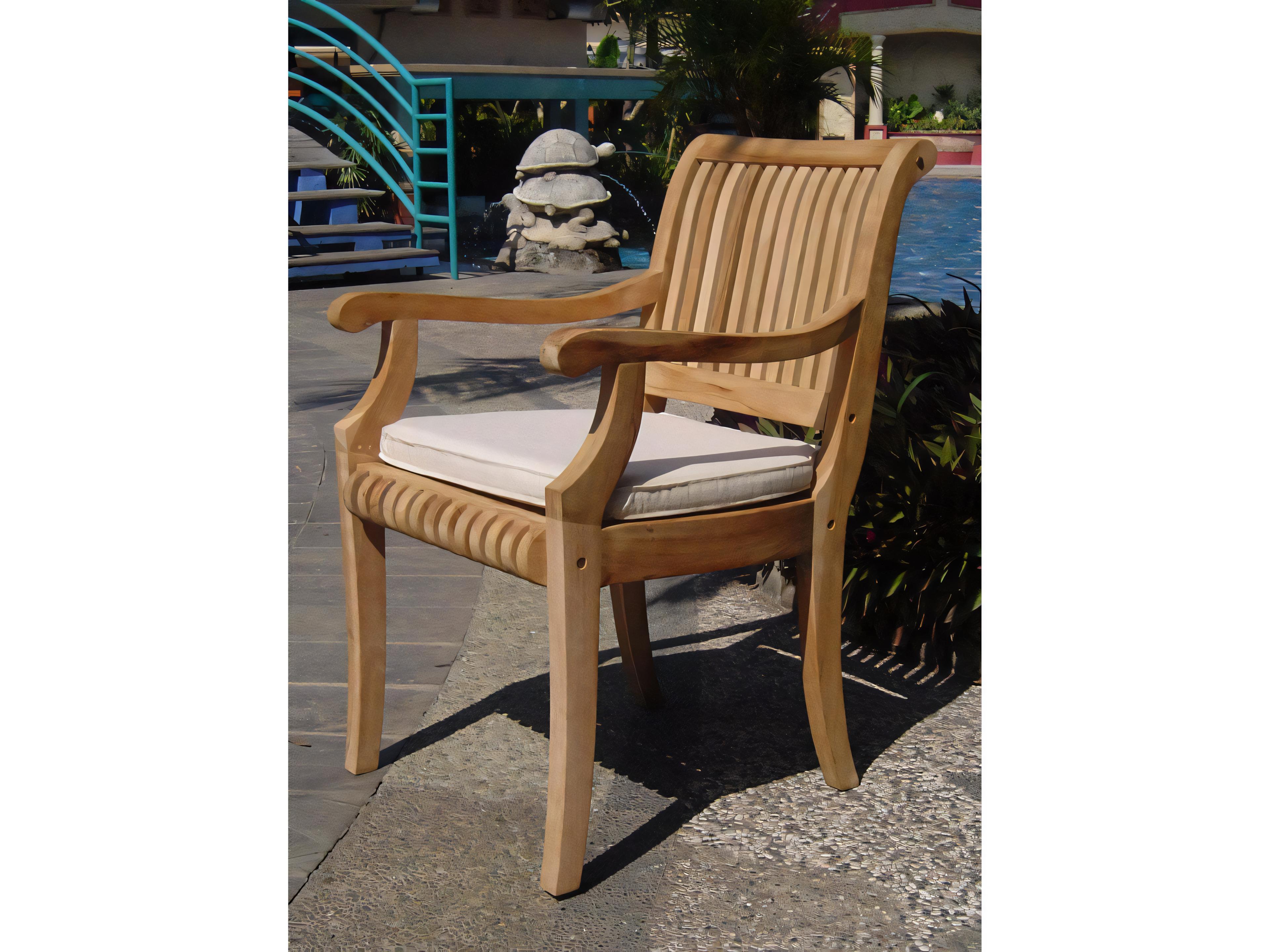 Teak Smith Giva Captain Dining Arm Chair