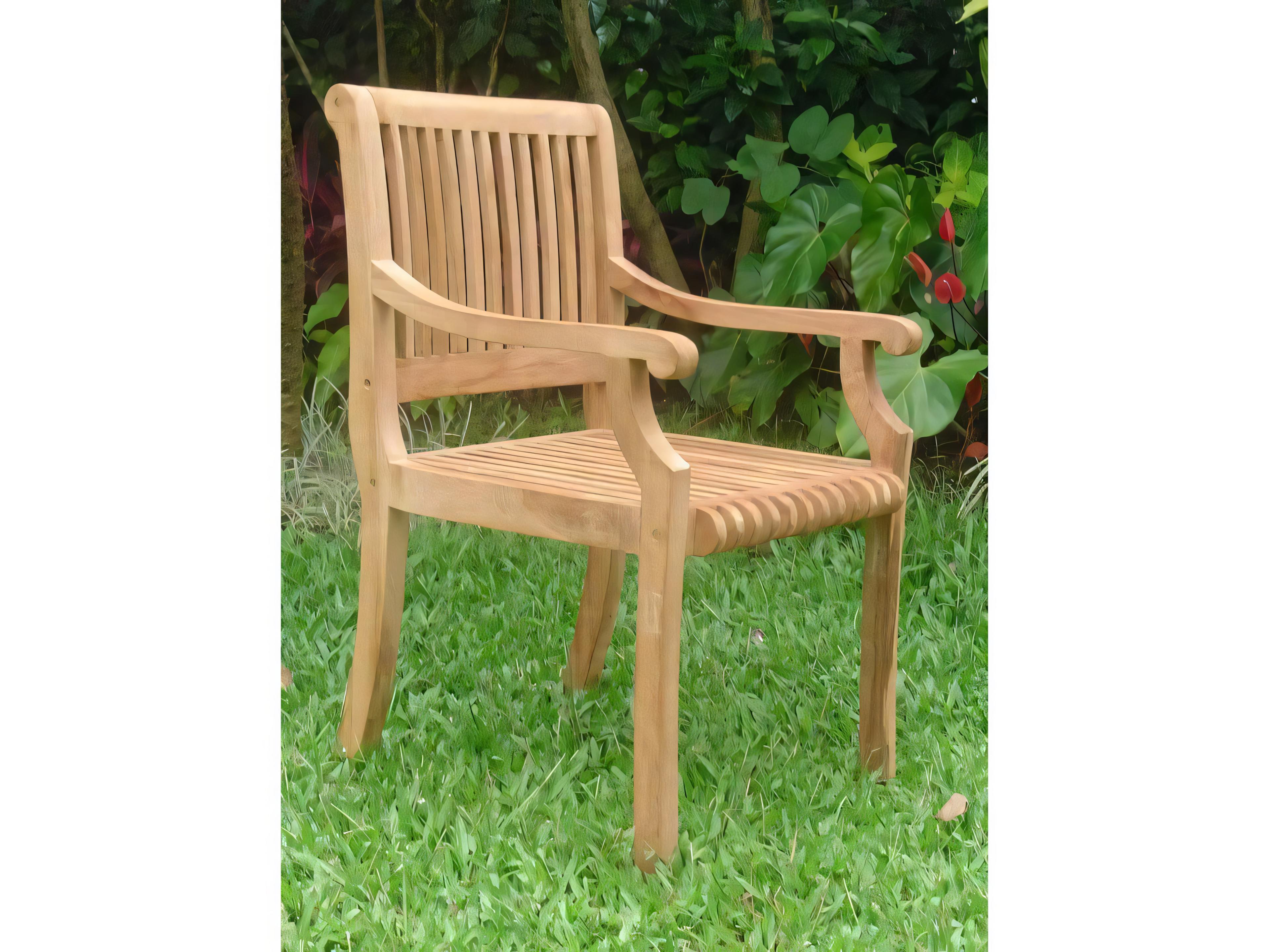 Teak Smith Giva Captain Dining Arm Chair