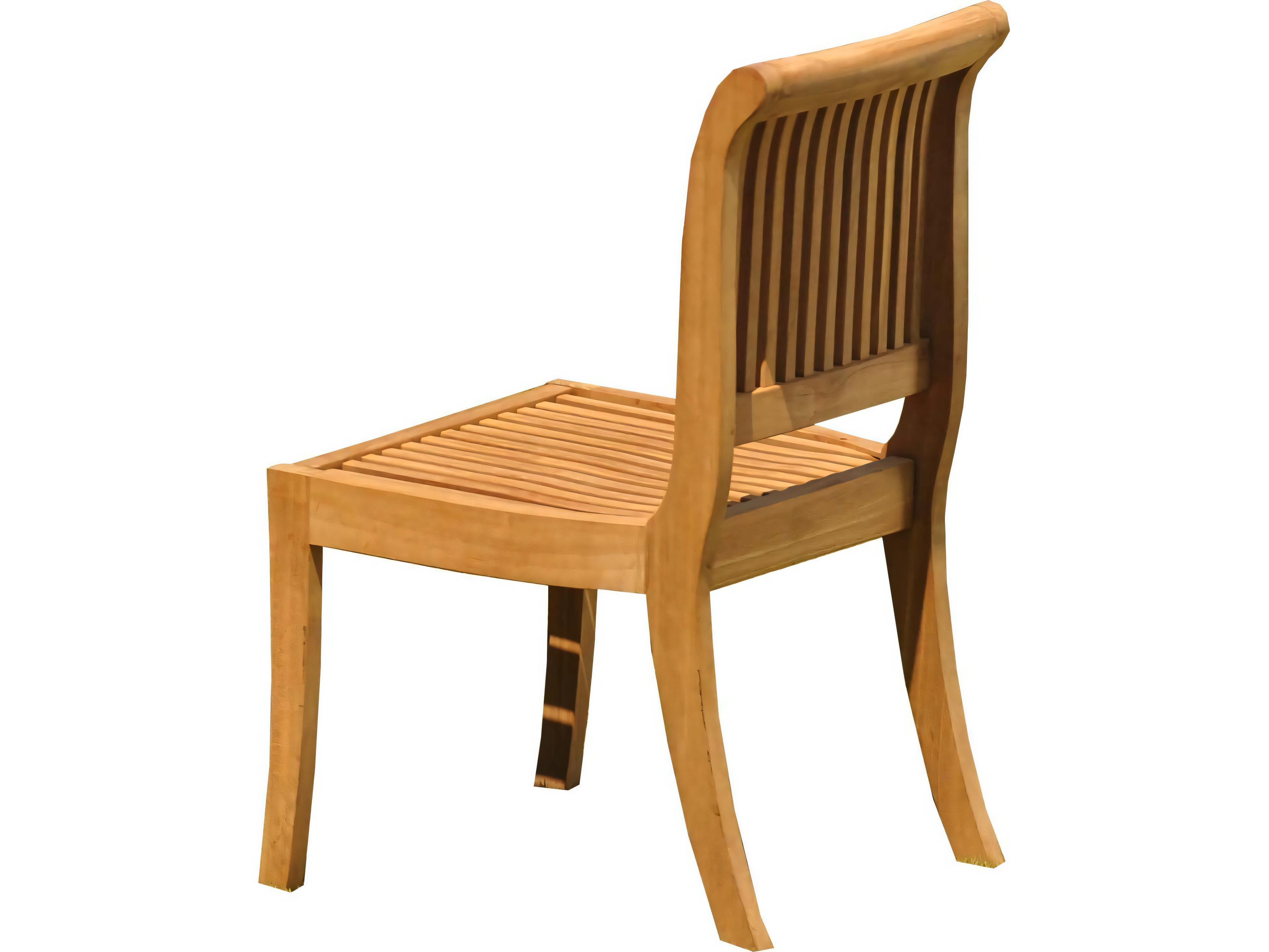 Teak Smith Giva Armless Dining Chair