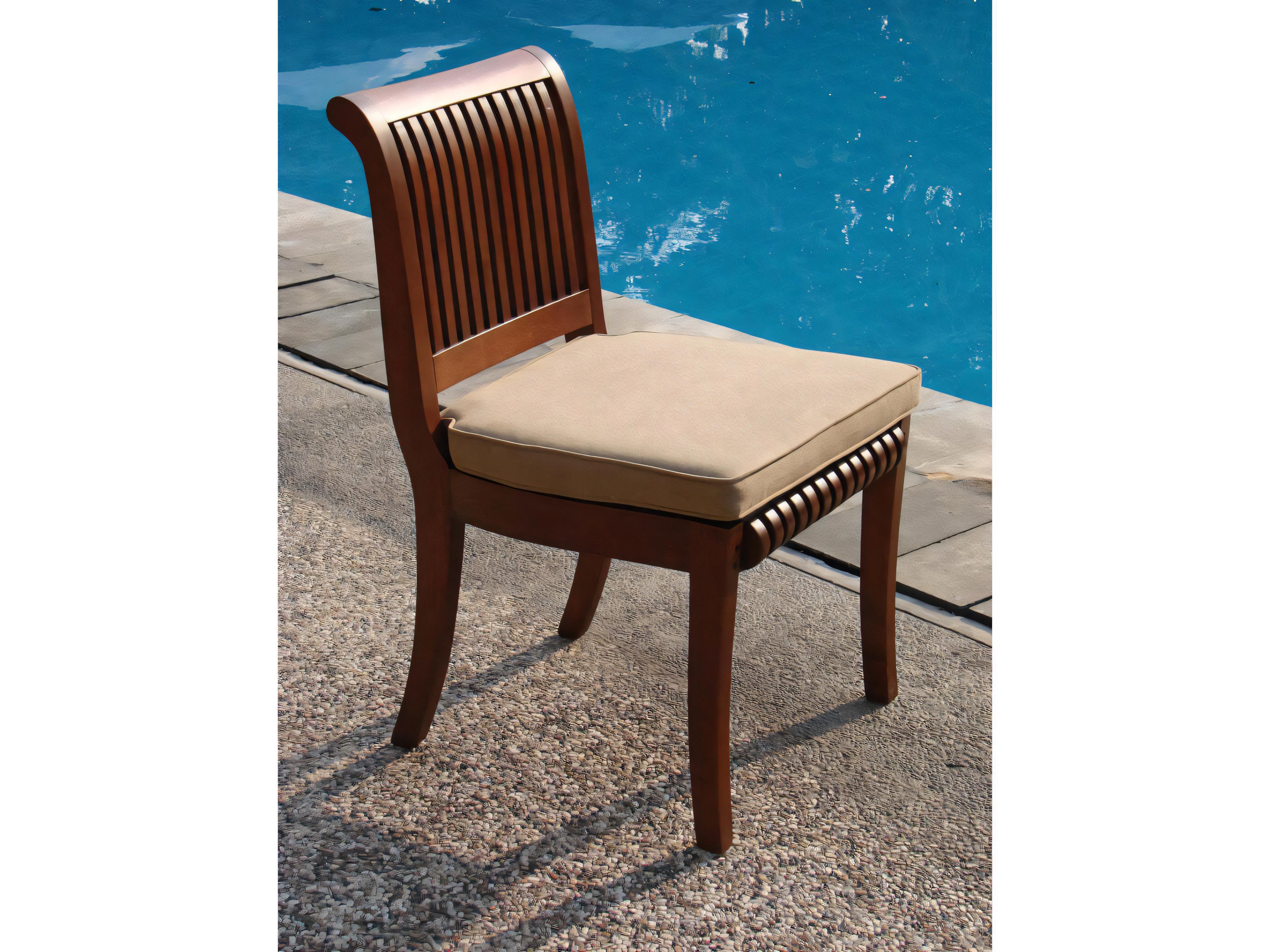 Teak Smith Giva Armless Dining Chair