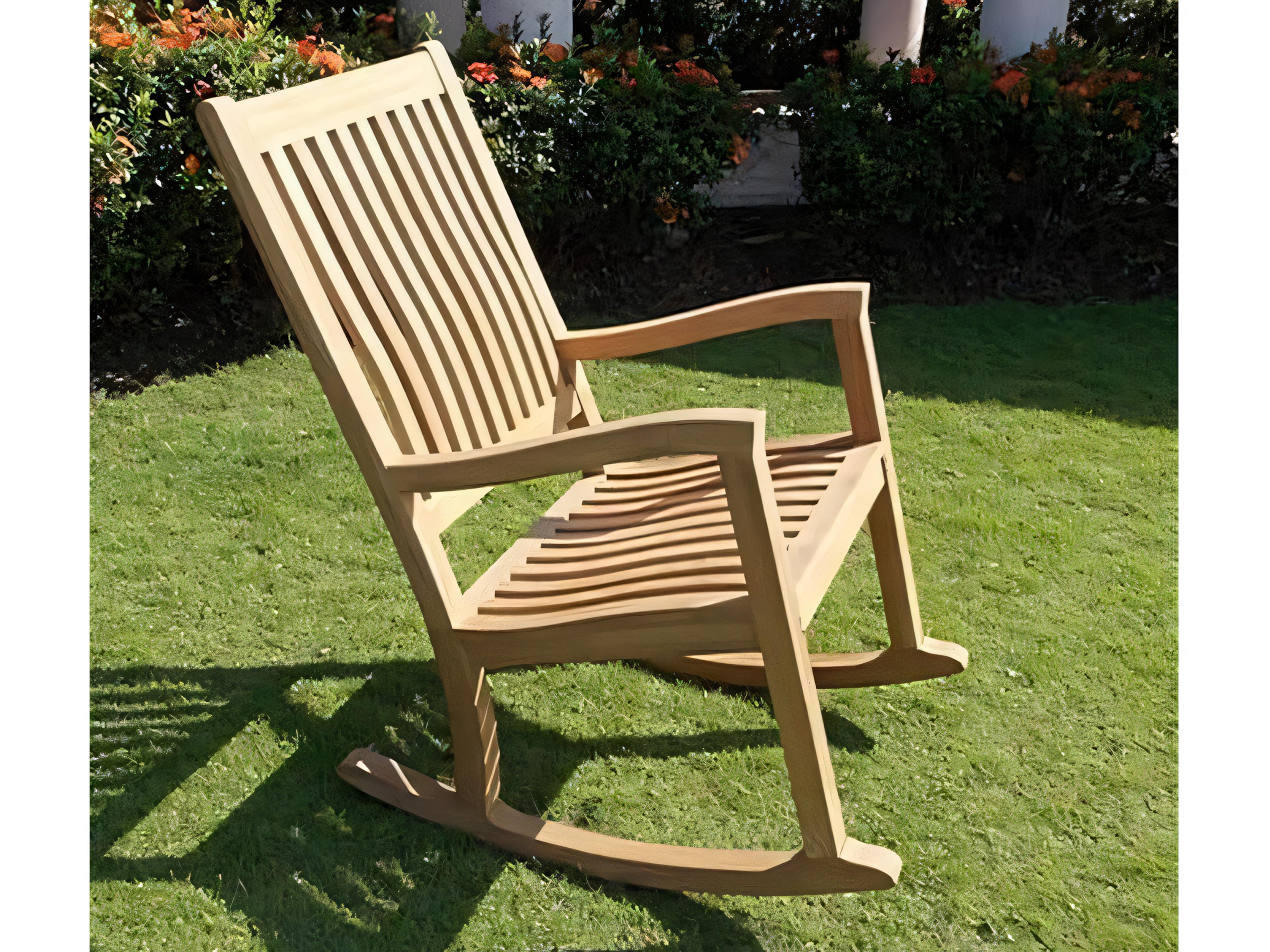 Teak Smith Kingston Rocking Arm Chair