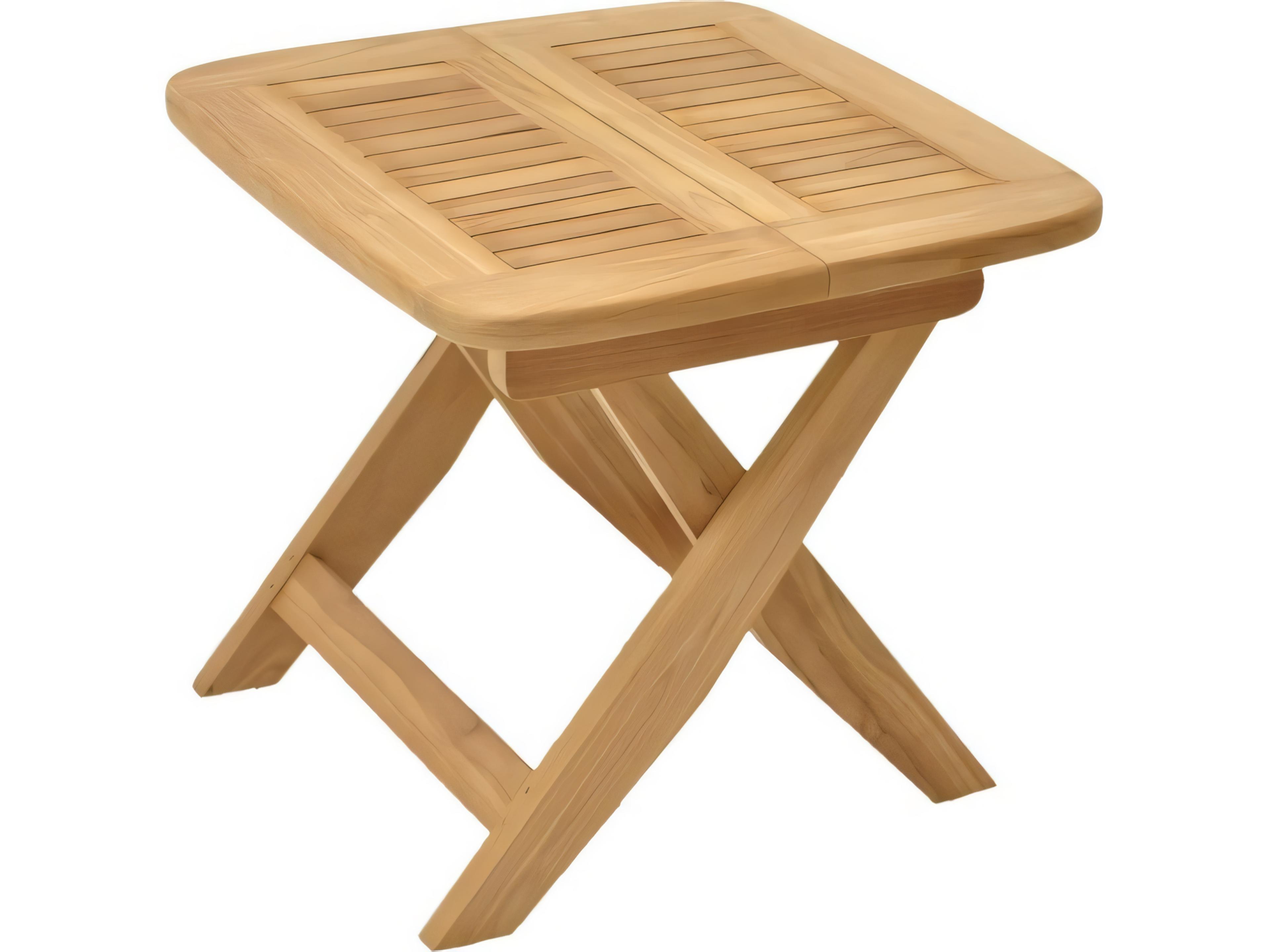 Teak Smith Kingston 23.5" Square Side Table / Stool