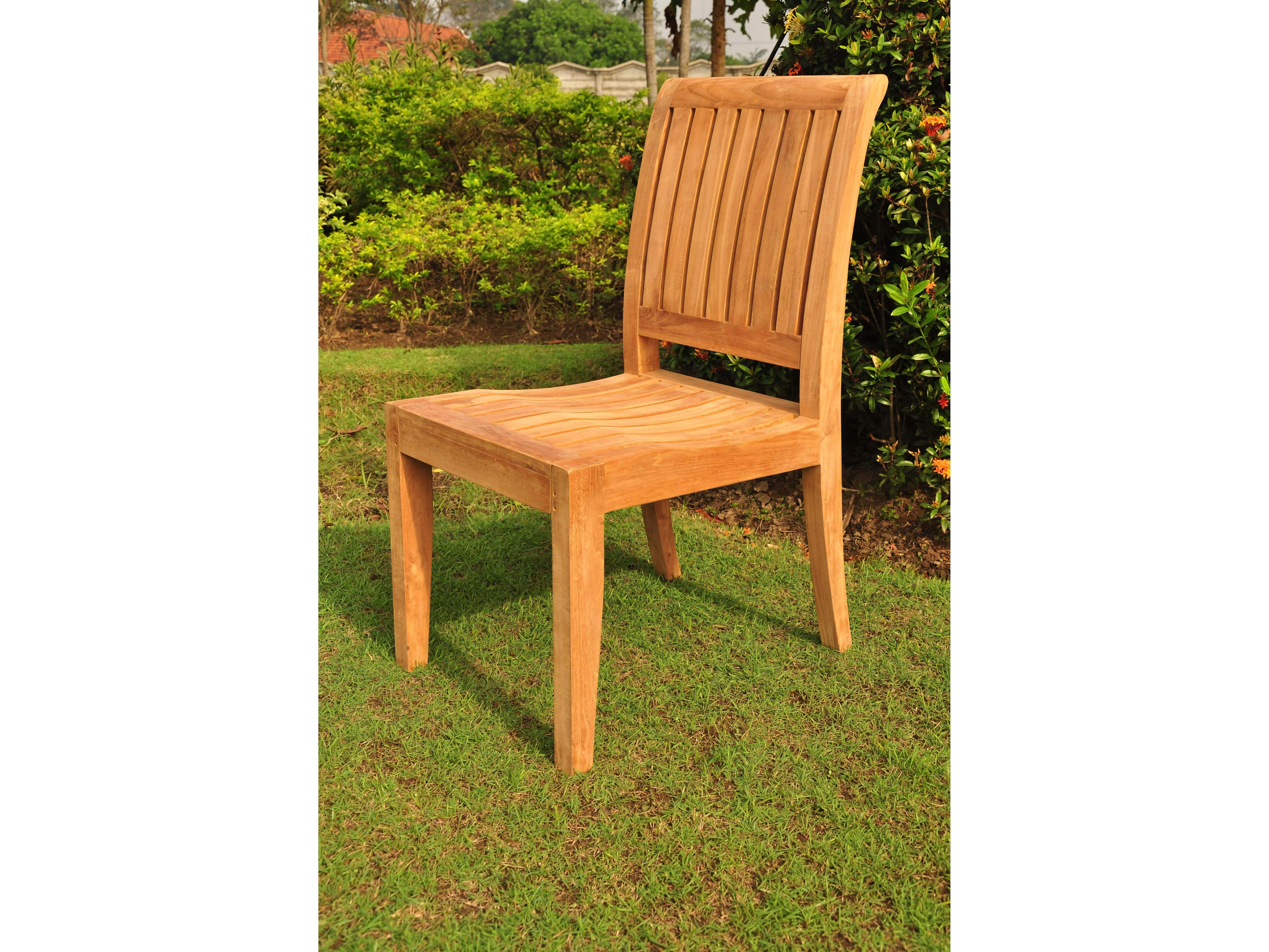Teak Smith Lagos Armless Dining Chair