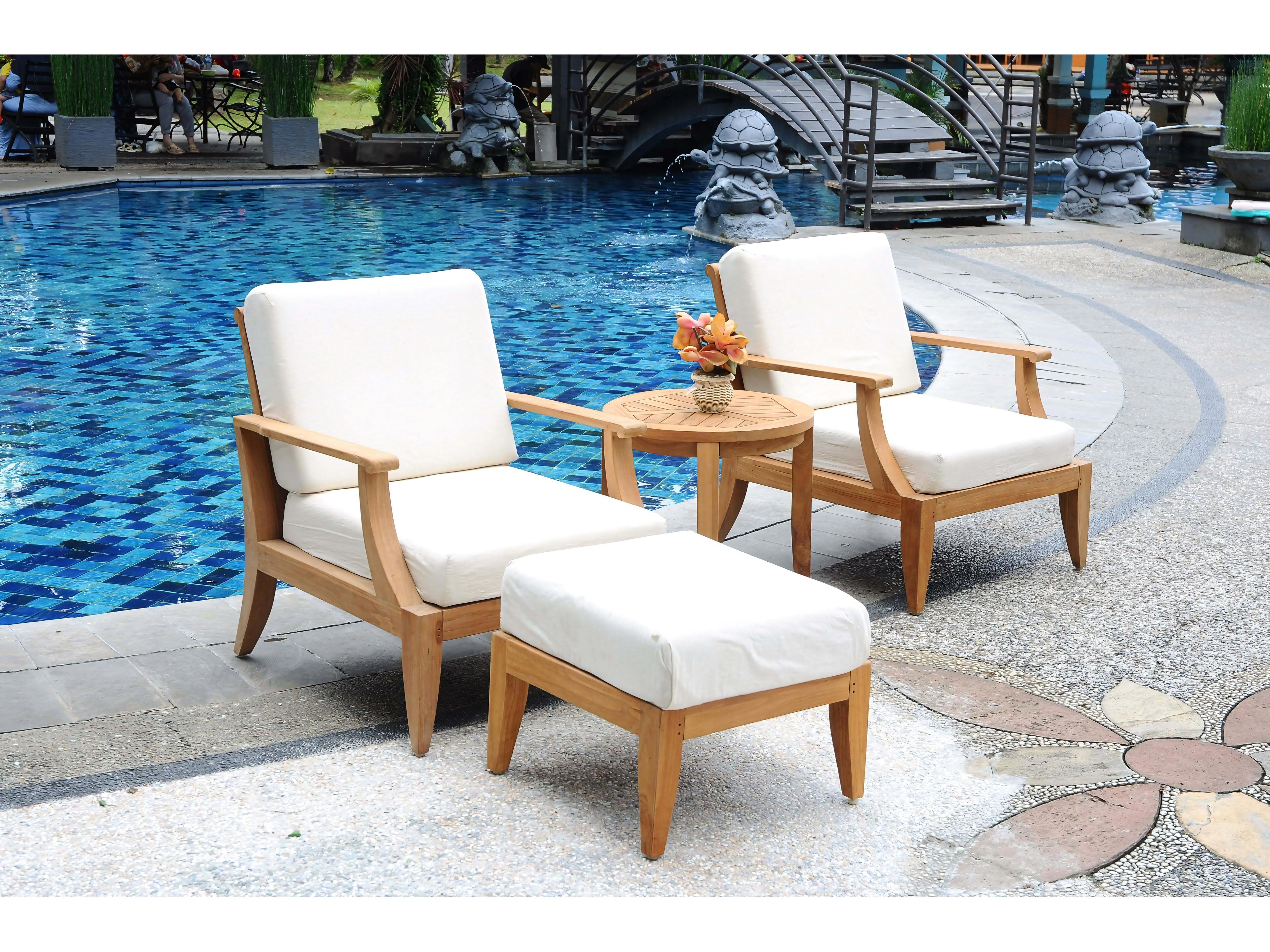 Teak Smith Lagos Ottoman