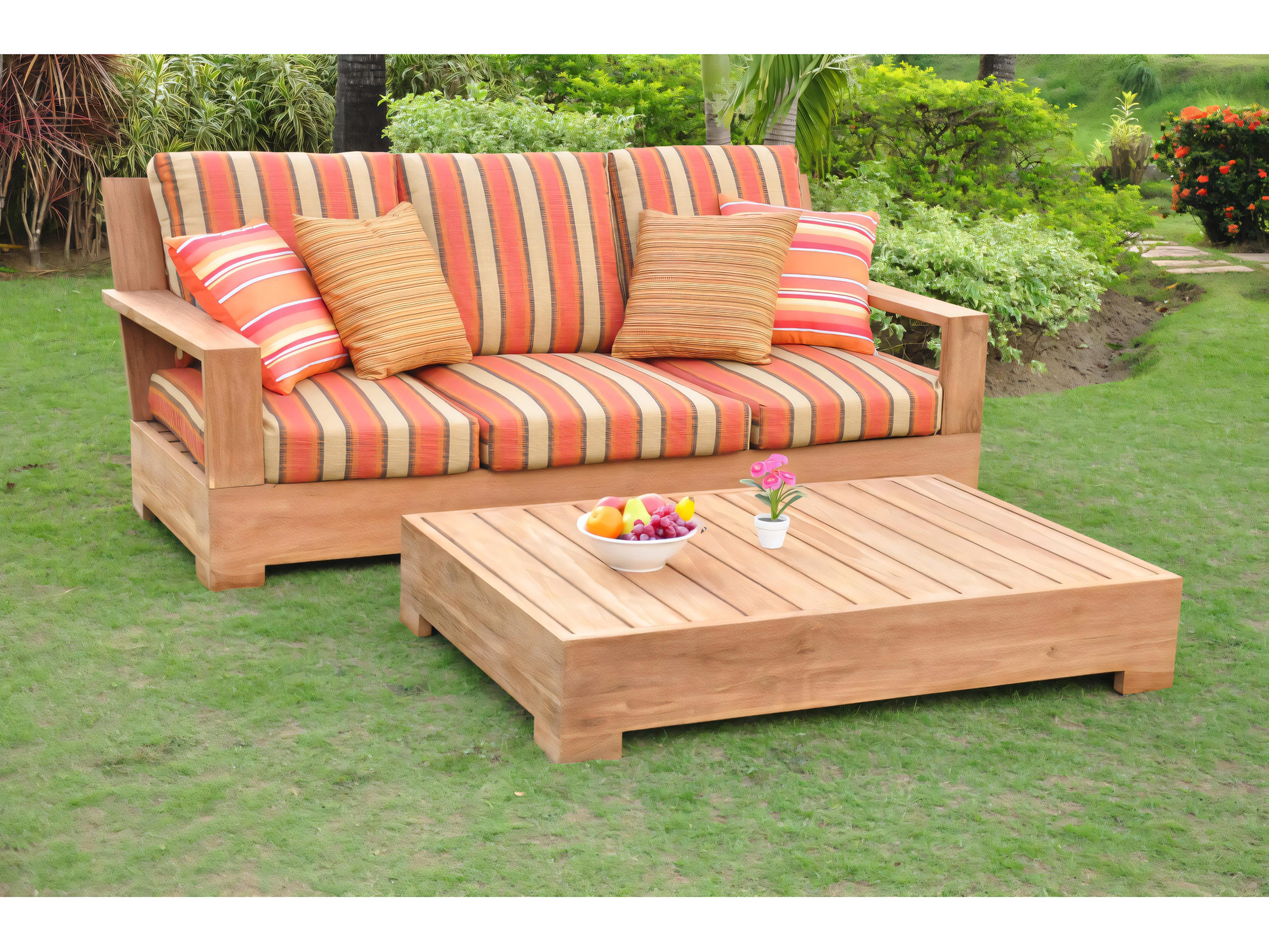 Teak Smith Leveb Rectangular Coffee Table