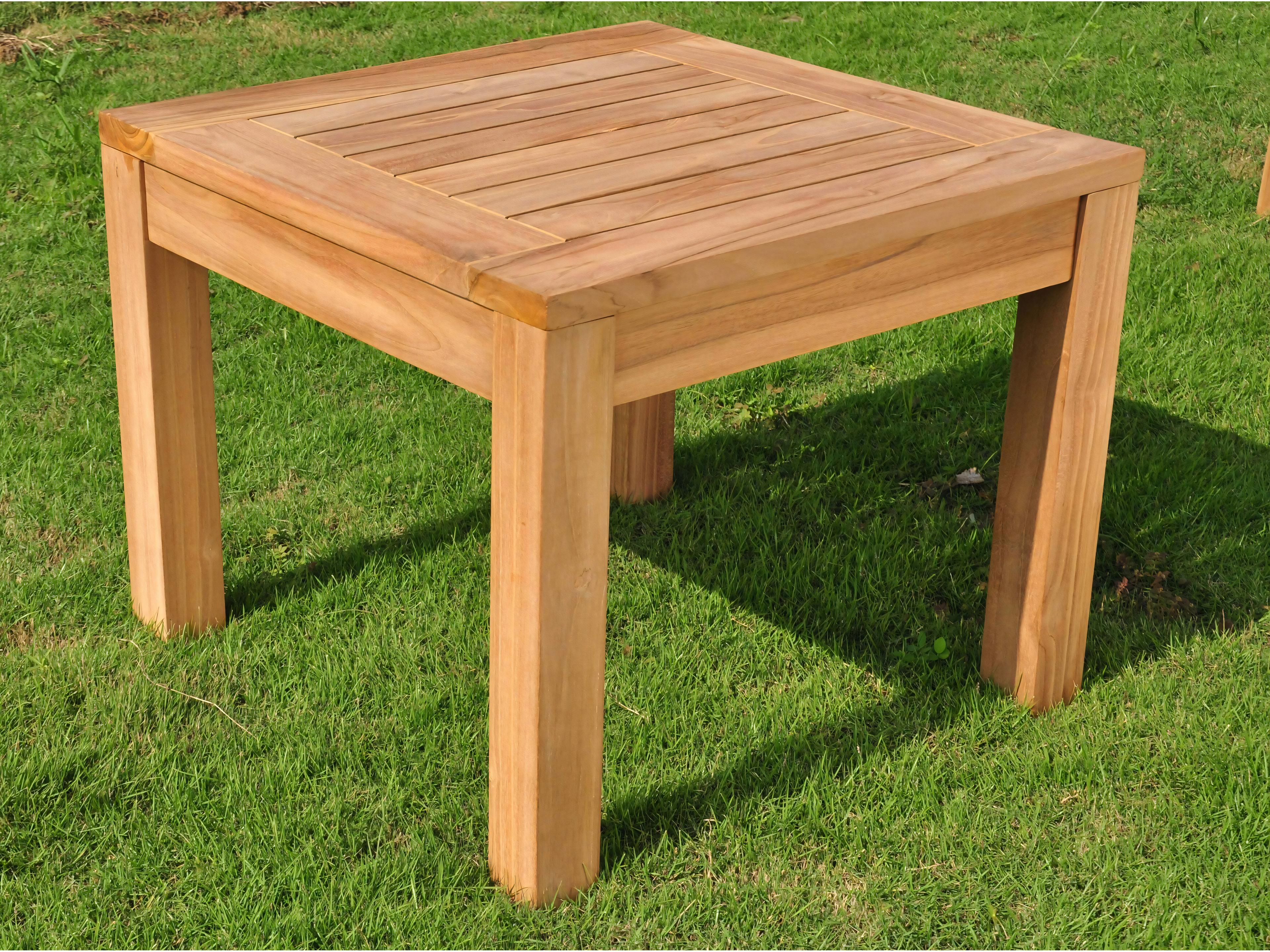 Teak Smith Madras Square Side Table