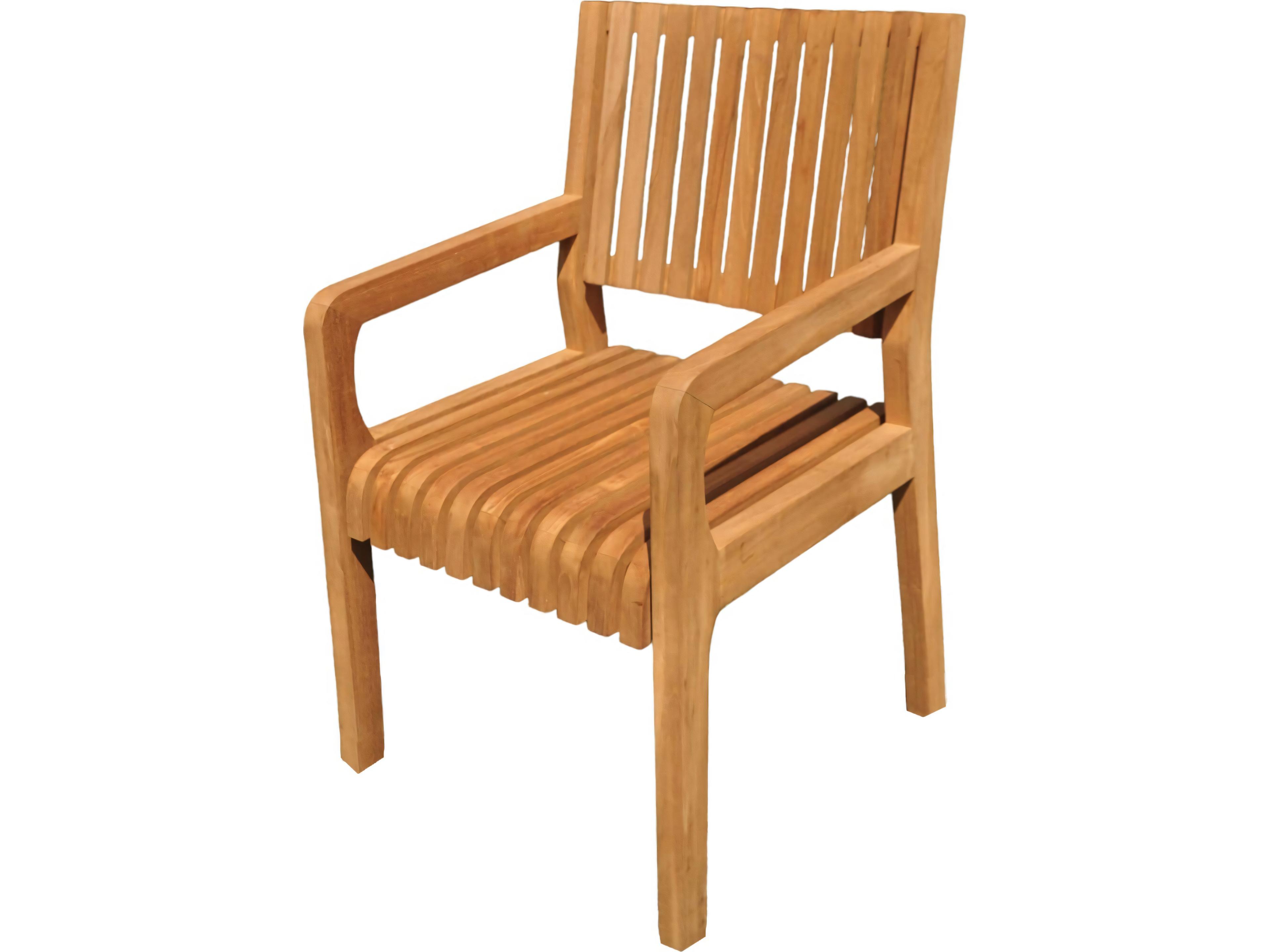 Teak Smith Maldives Captain Dining Arm Chair