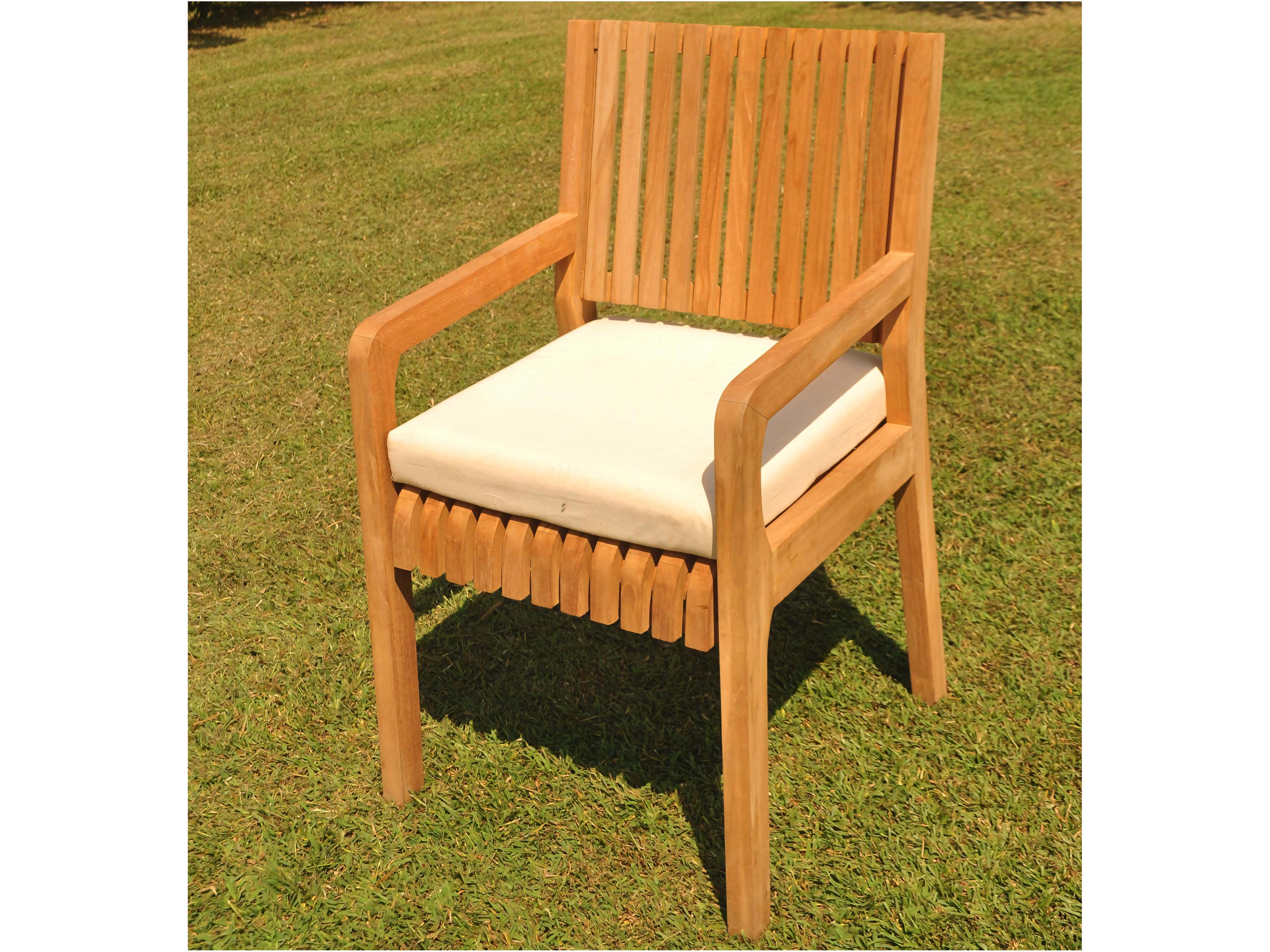 Teak Smith Maldives Captain Dining Arm Chair