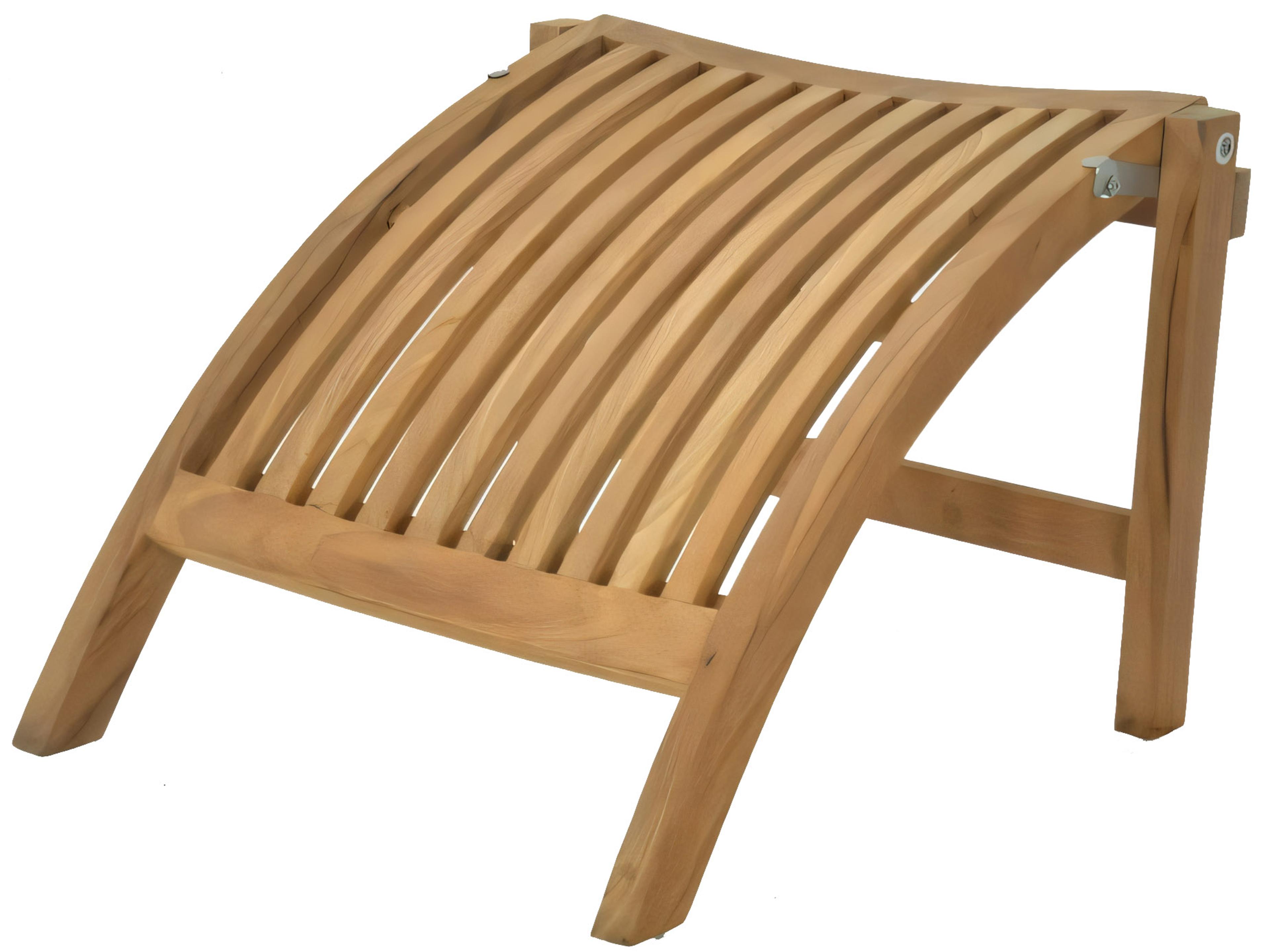 Teak Smith Marley Reclining Folding Arm Captain Dining Chair With Footrest