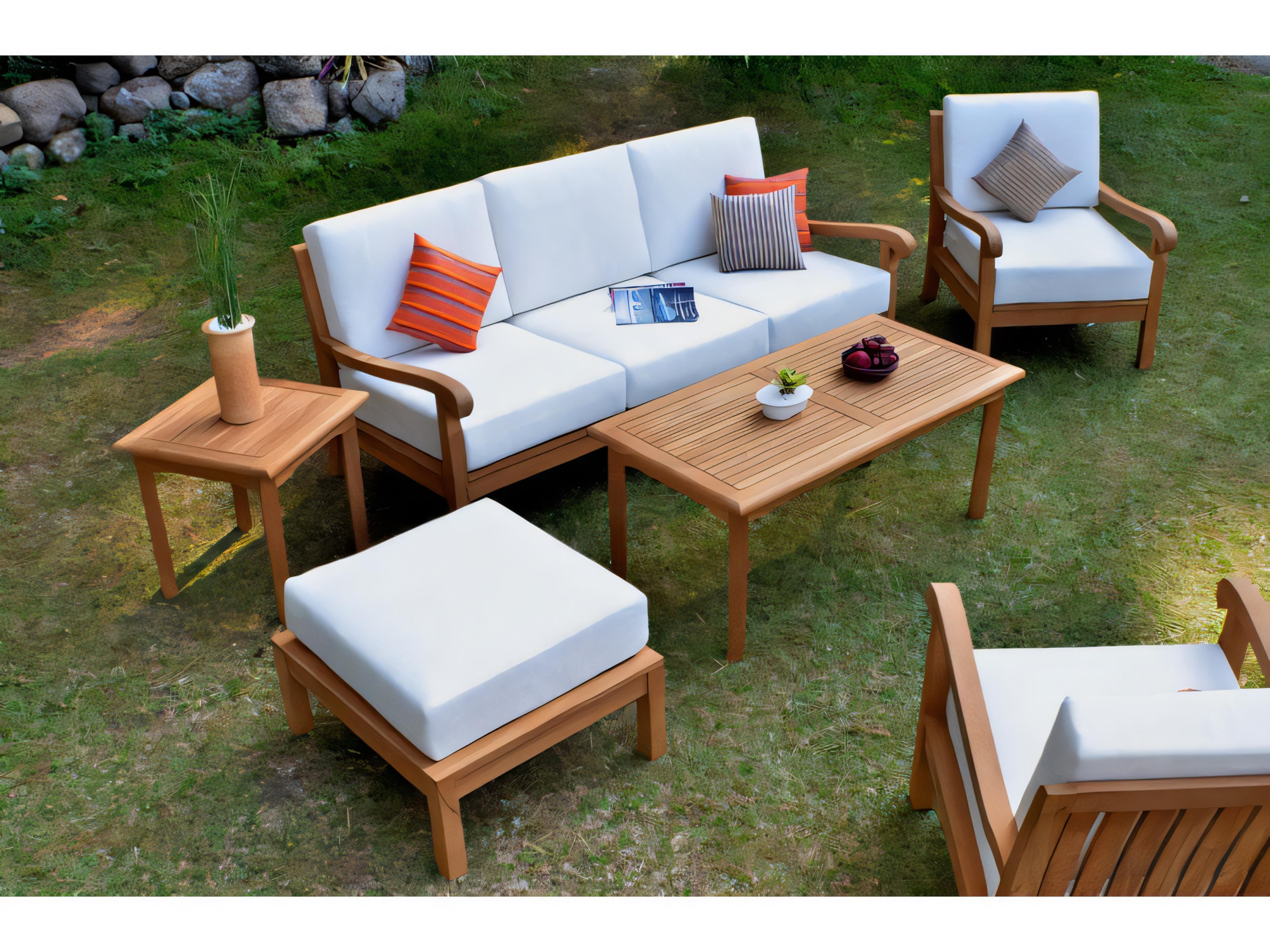 Teak Smith Napa Ottoman