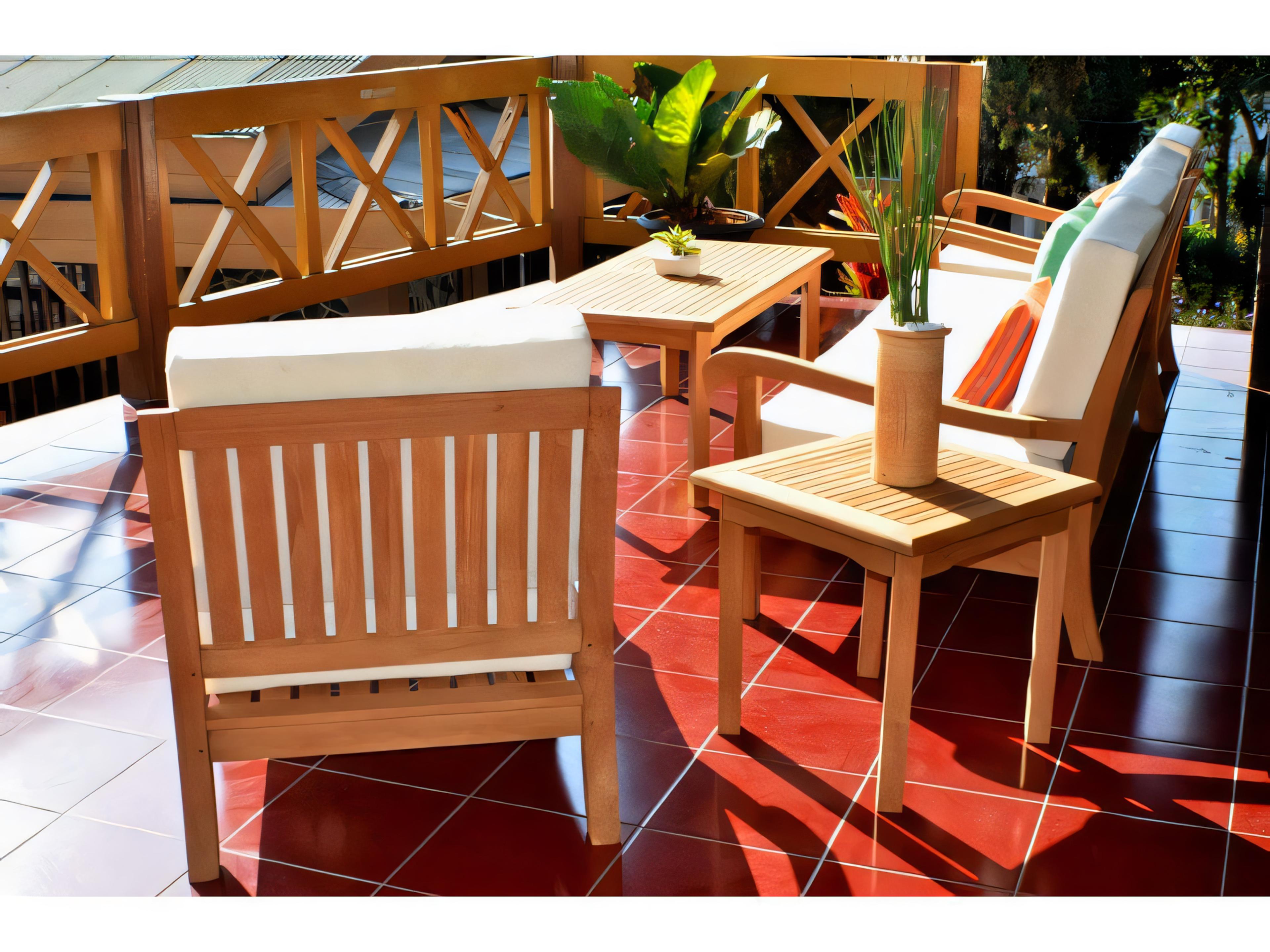 Teak Smith Napa Square Side Table