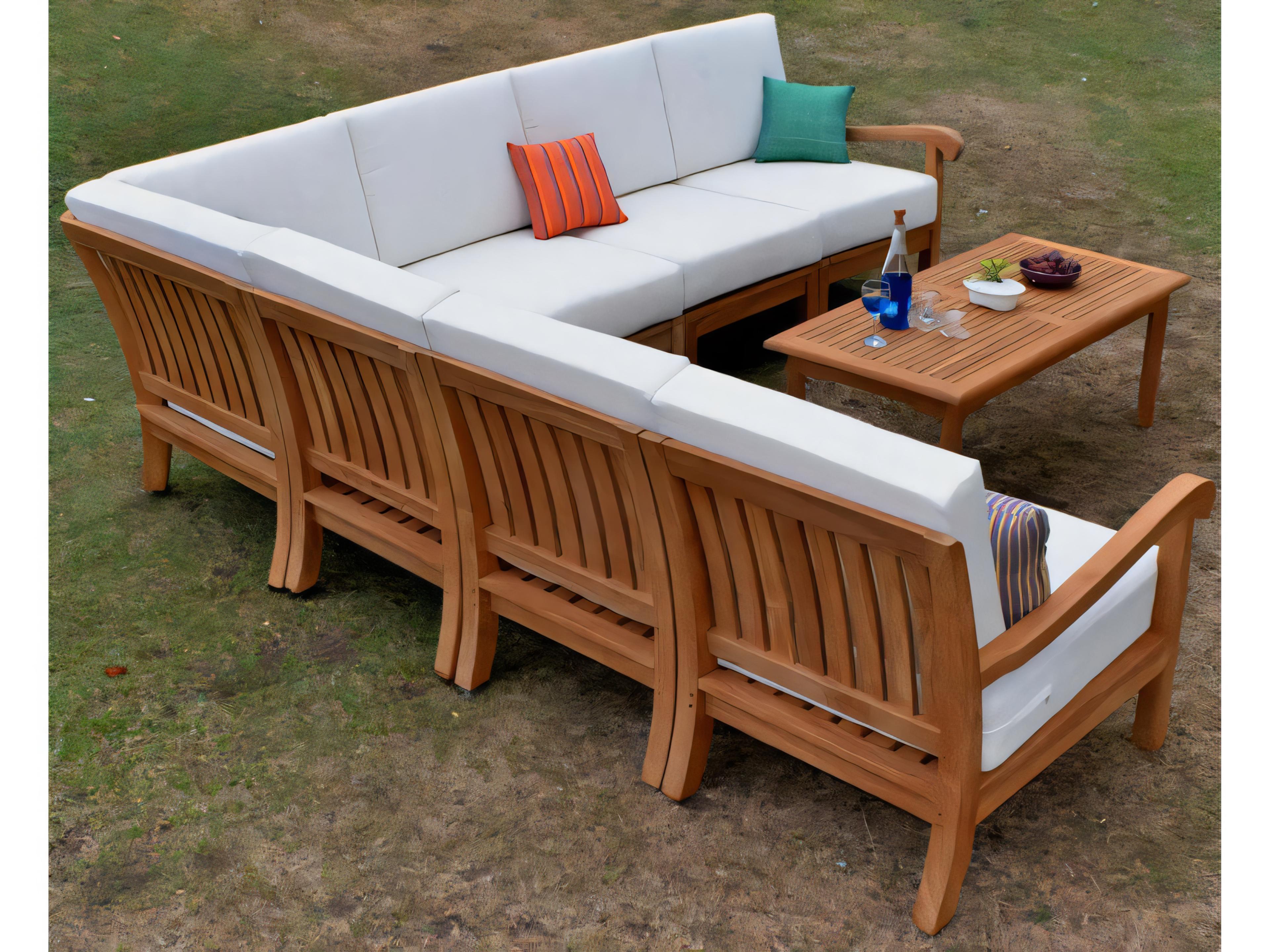 Teak Smith Napa Sofa Right