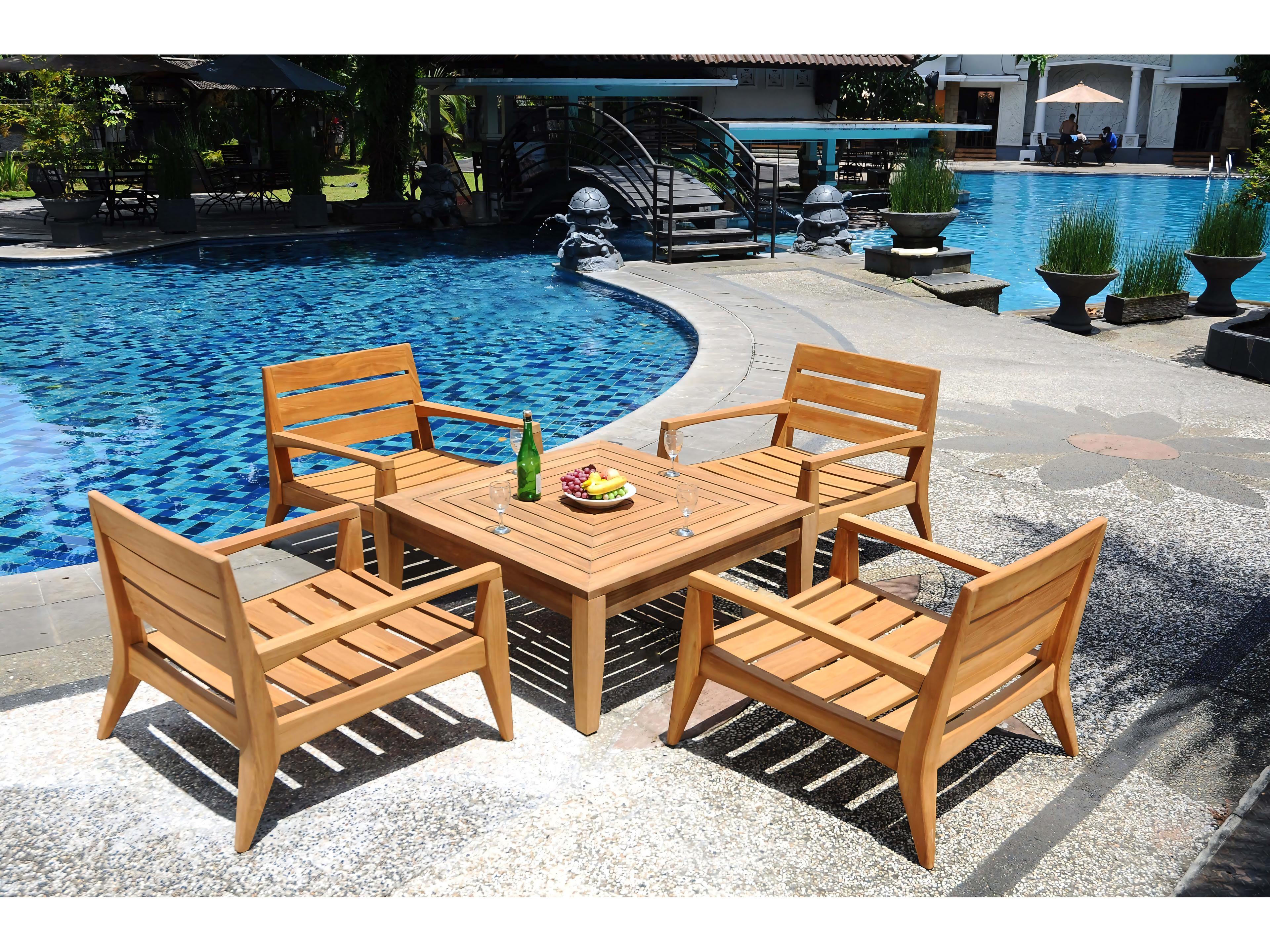 Teak Smith Noida Lounge Chair