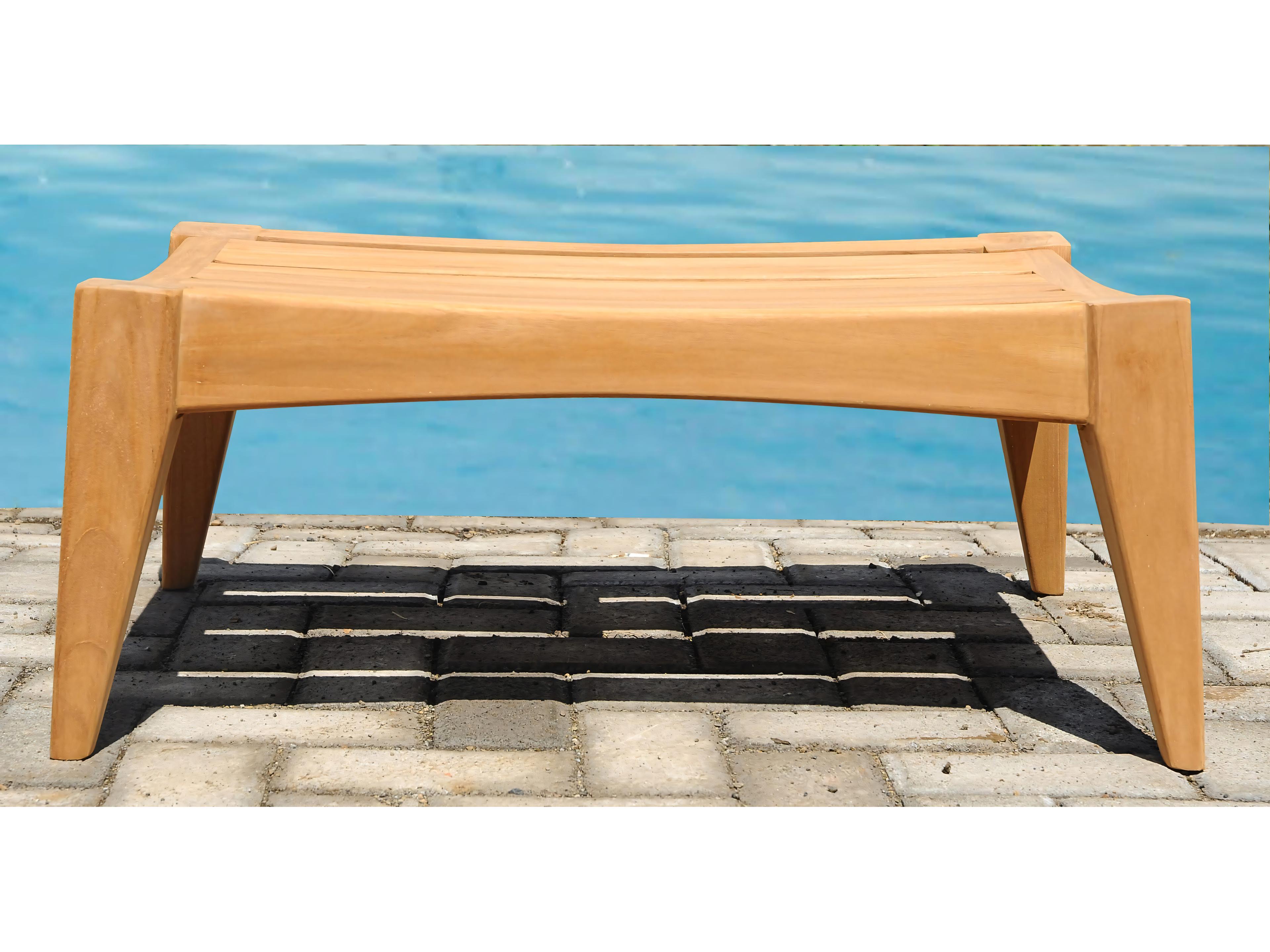 Teak Smith Noida Ottoman