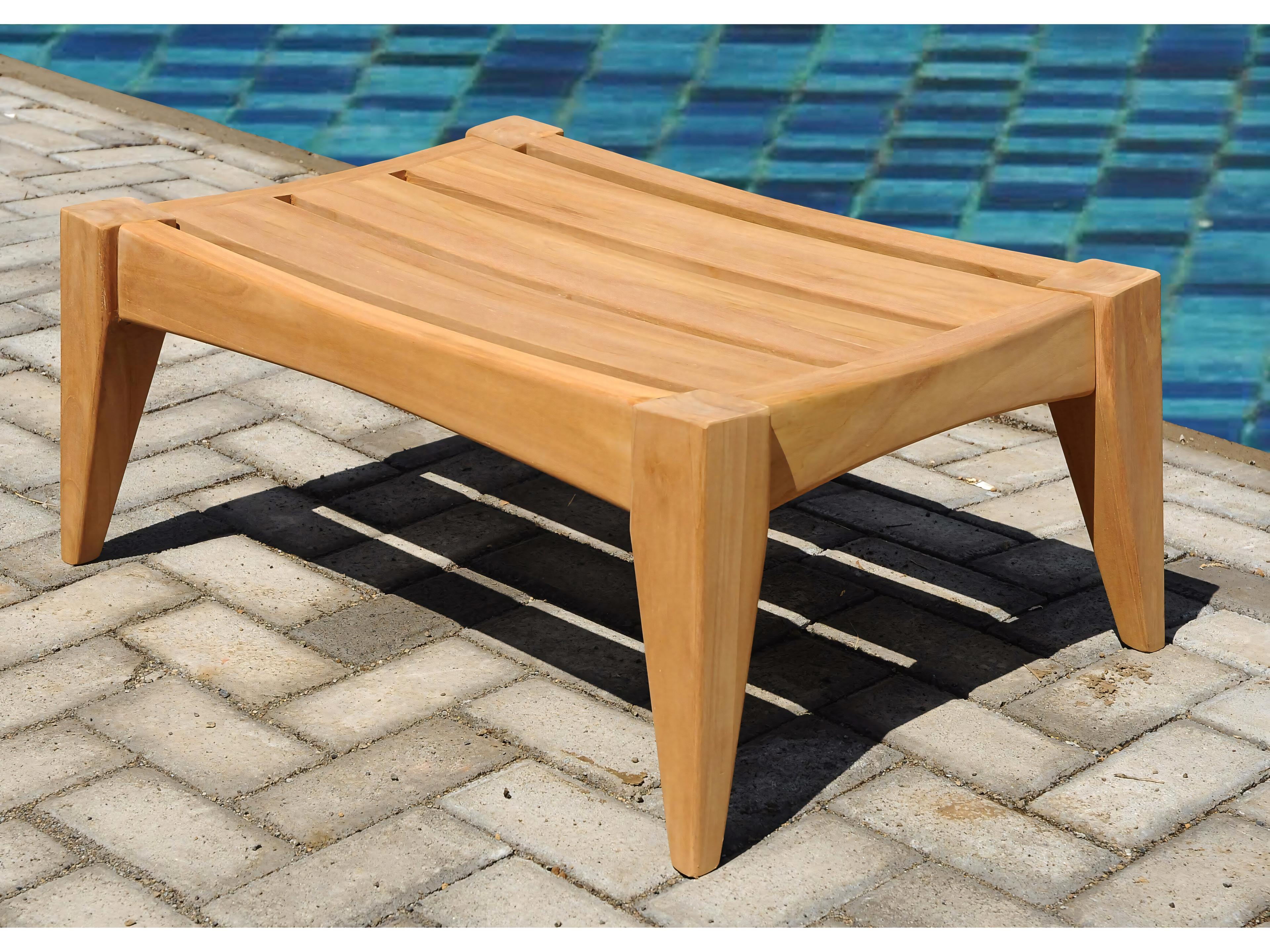 Teak Smith Noida Ottoman