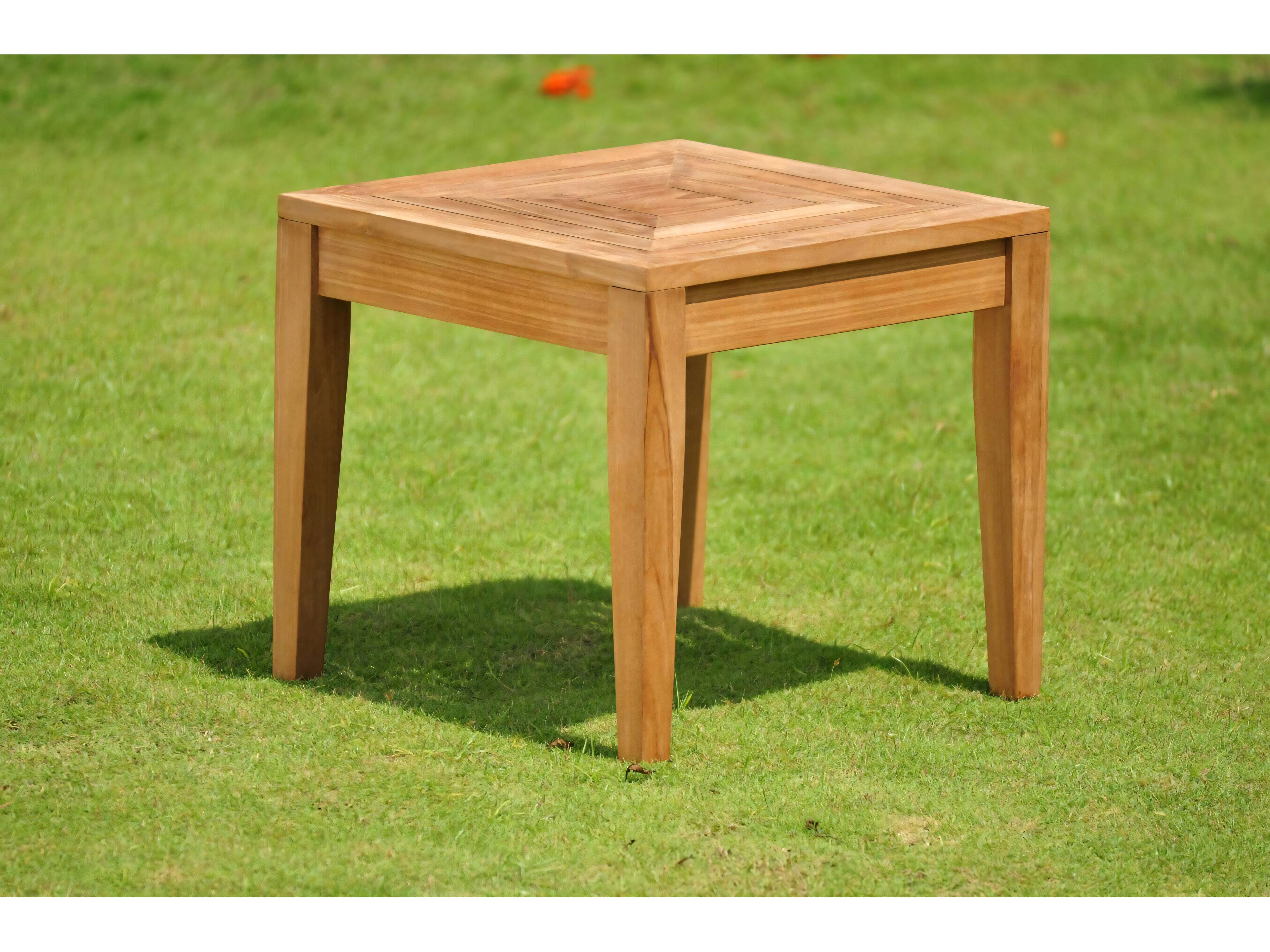 Teak Smith Noida Square Side Table