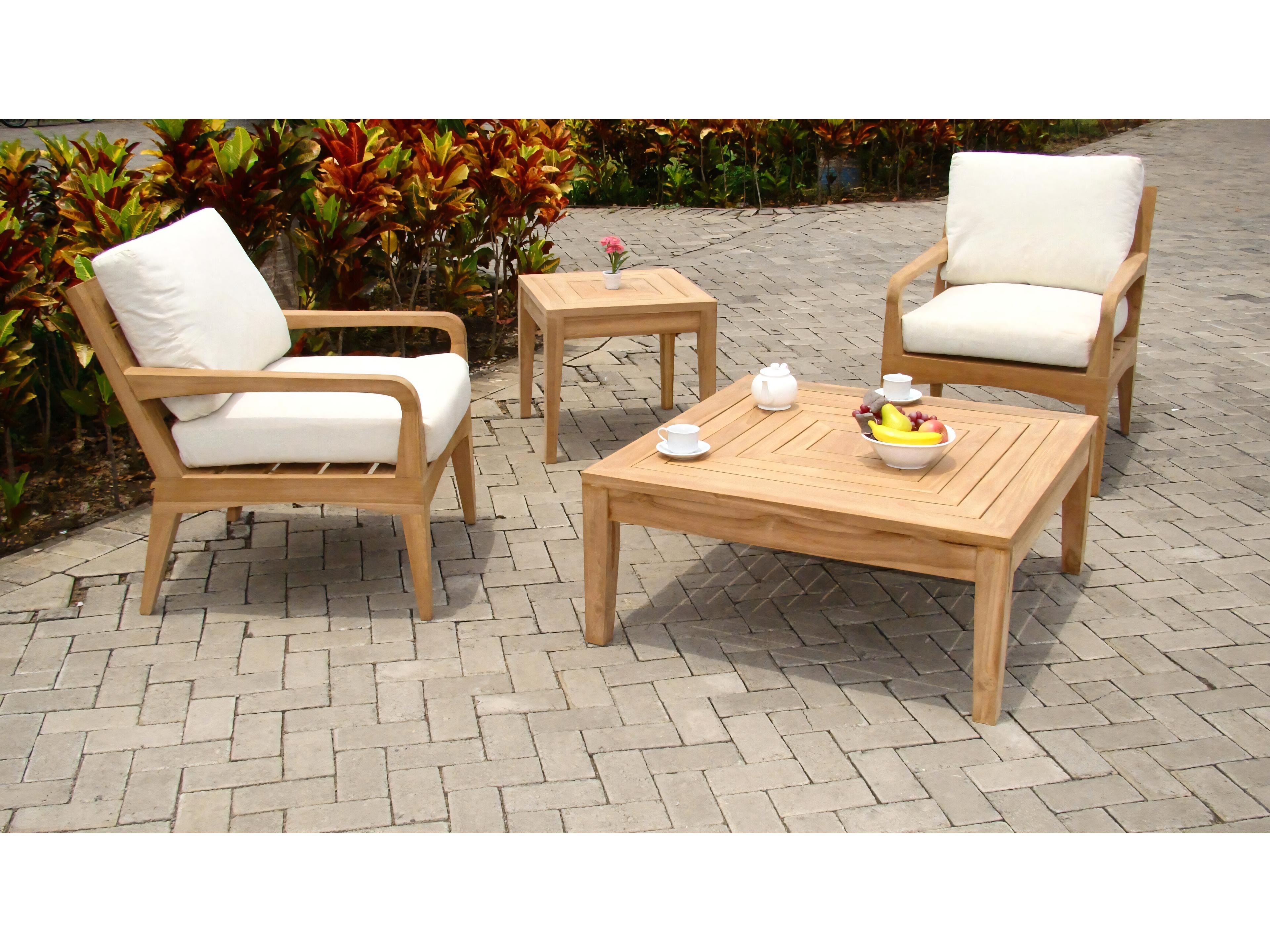 Teak Smith Noida Square Side Table