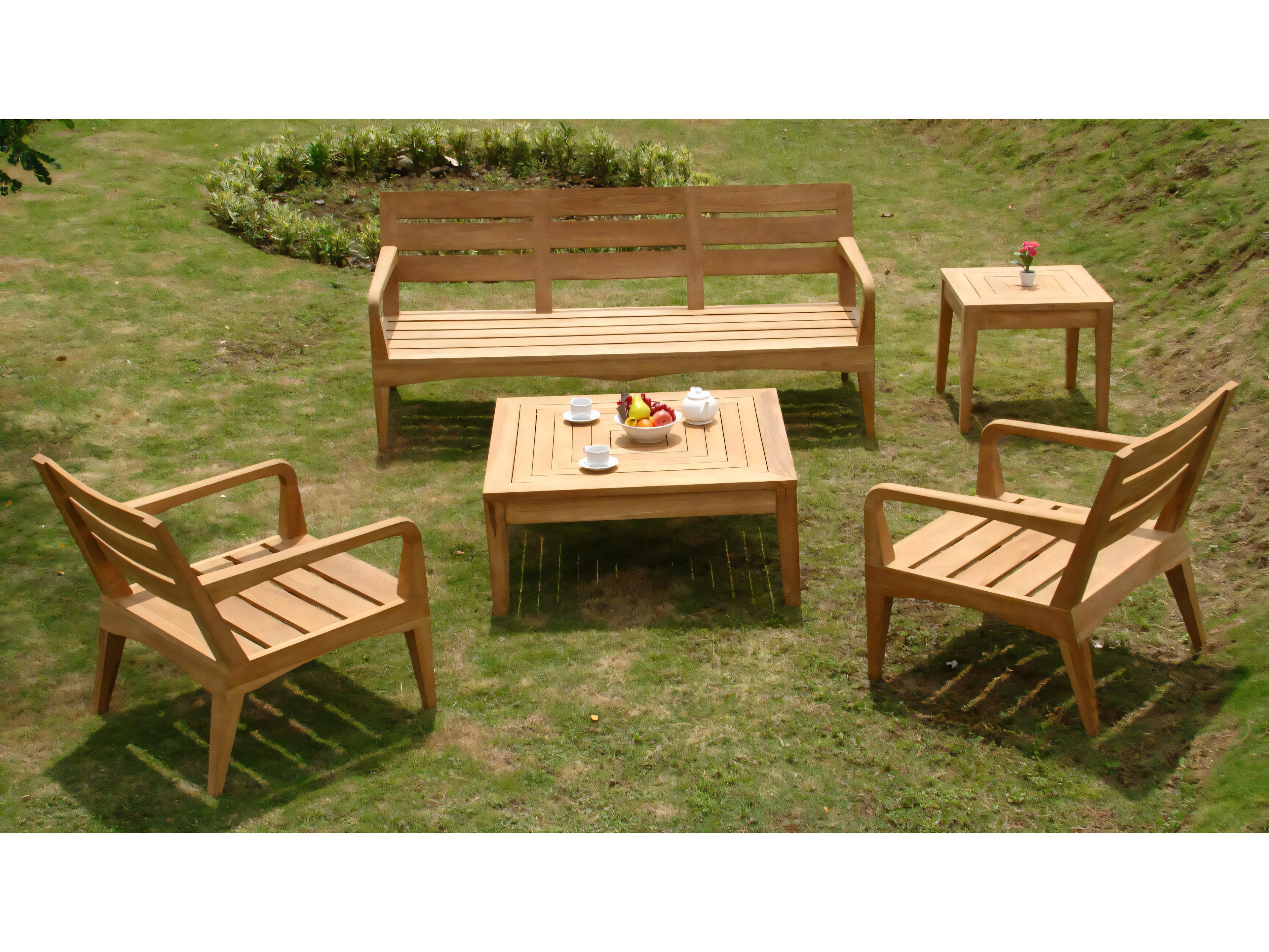 Teak Smith Noida Square Side Table